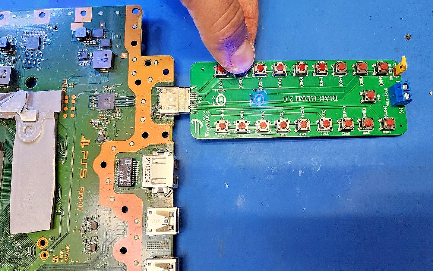 HDMI Dock Test Board Special to test HDMI iC port's connection(Ps4,Ps5,xbox