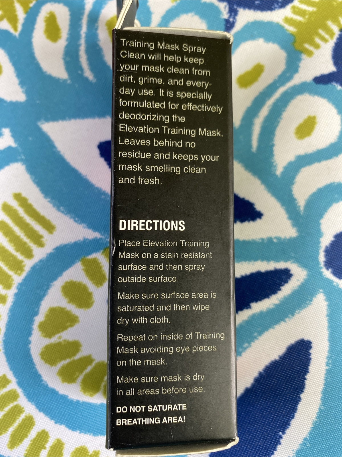 Training Mask - Elevation Training Mask Spray Cleaner Deodorizer - 1 oz.