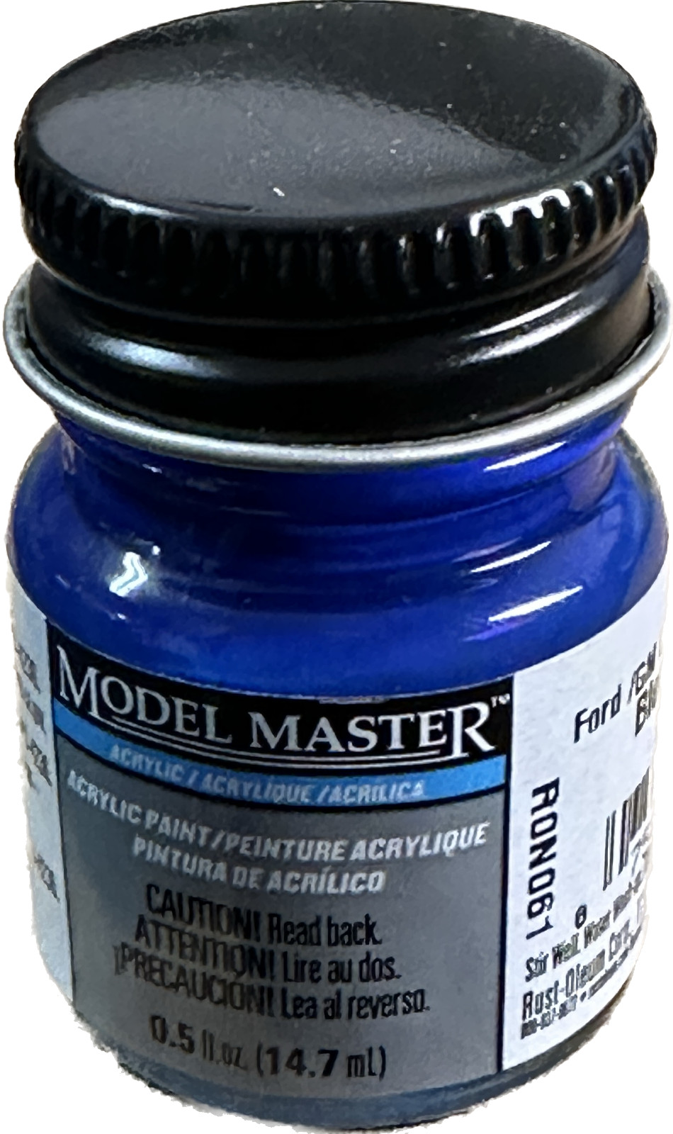 Testors Model Master Ford/GM Engine Blue 4661 Gloss Acrylic .5 oz
