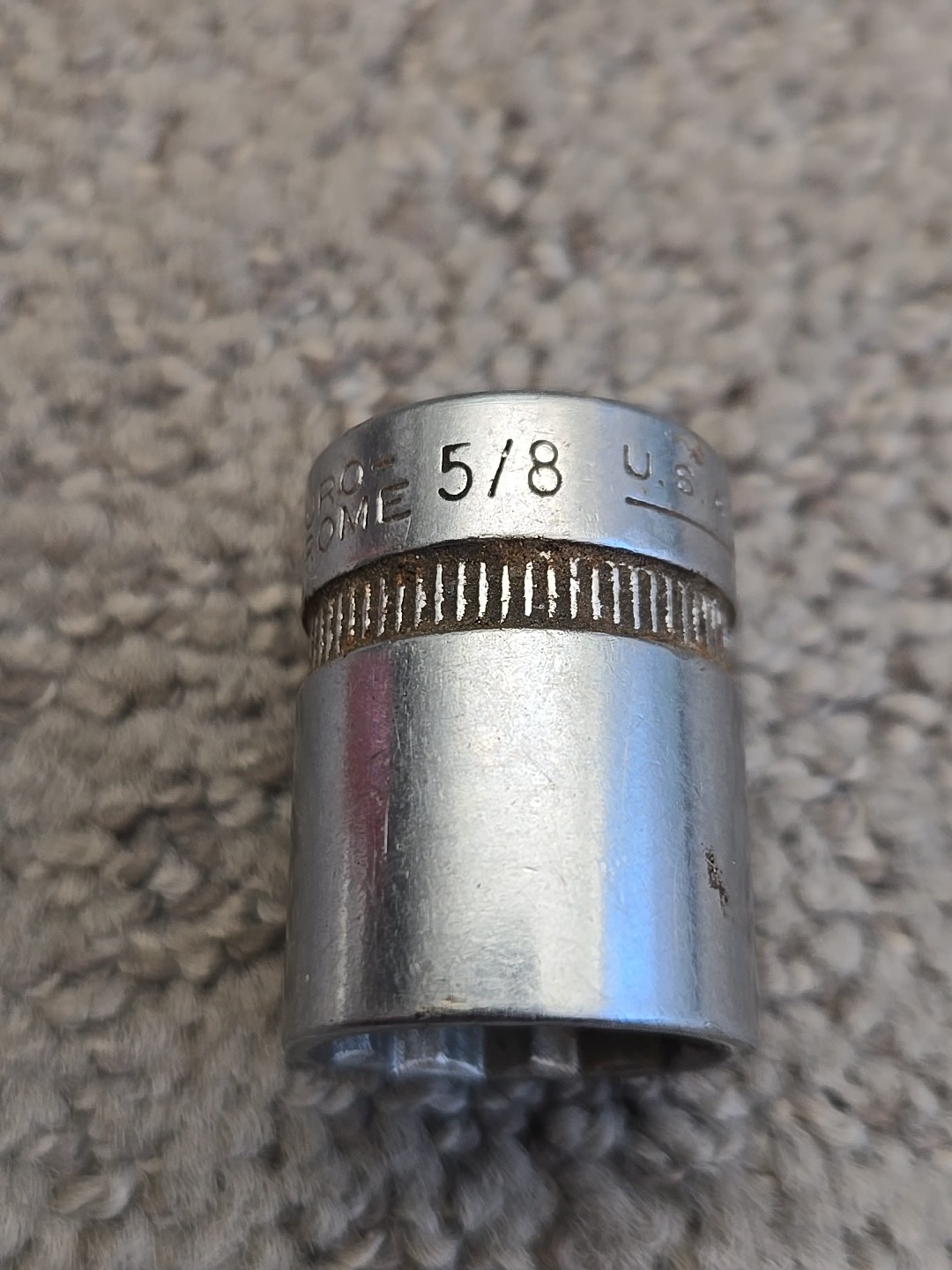 Duro Chrome -4420 5/8" 12pt Socket 3/8" Drive  USA 4145