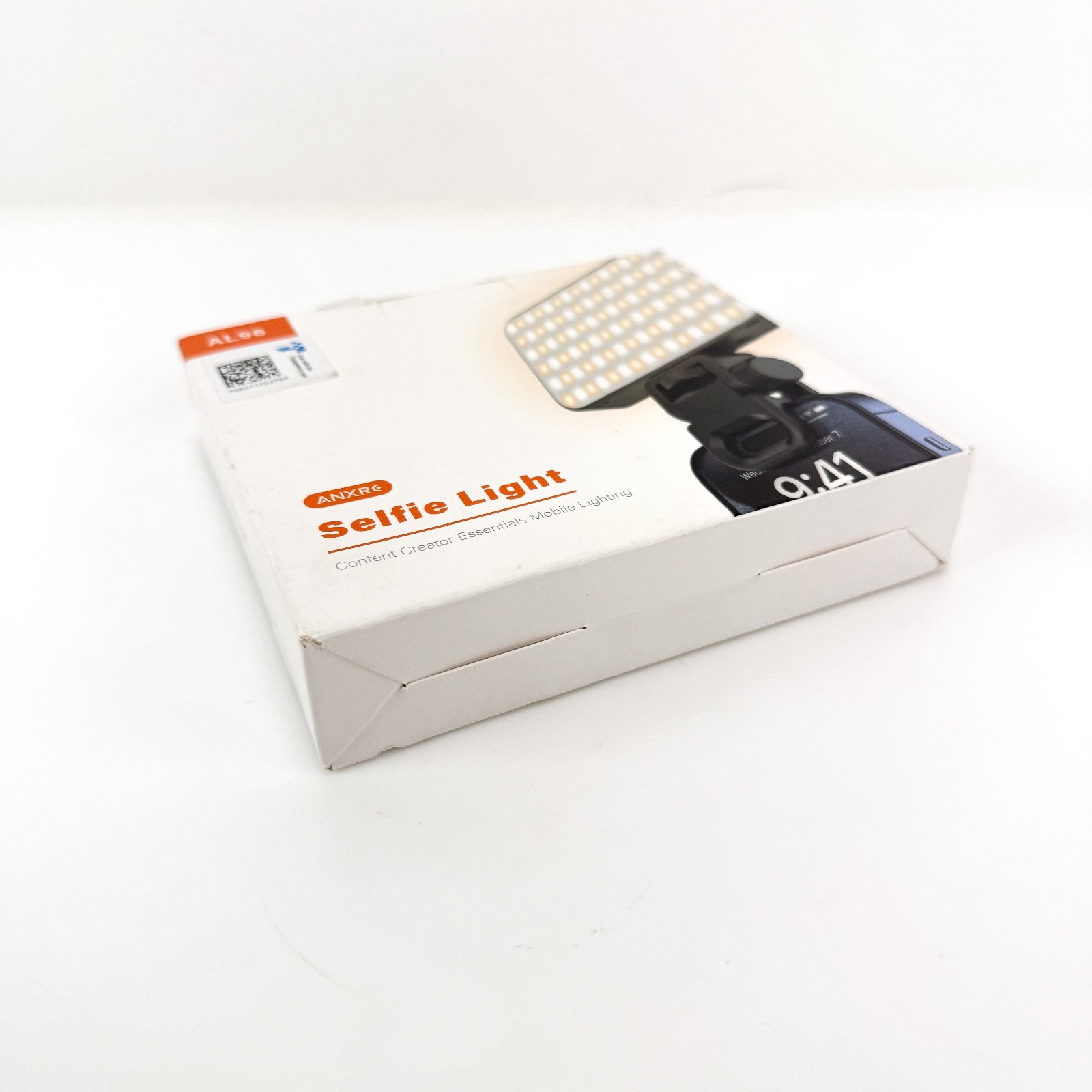 ANXR Selfie Light AL96 Rechargeable LED Clip w/ Diffuser & Mount NEW