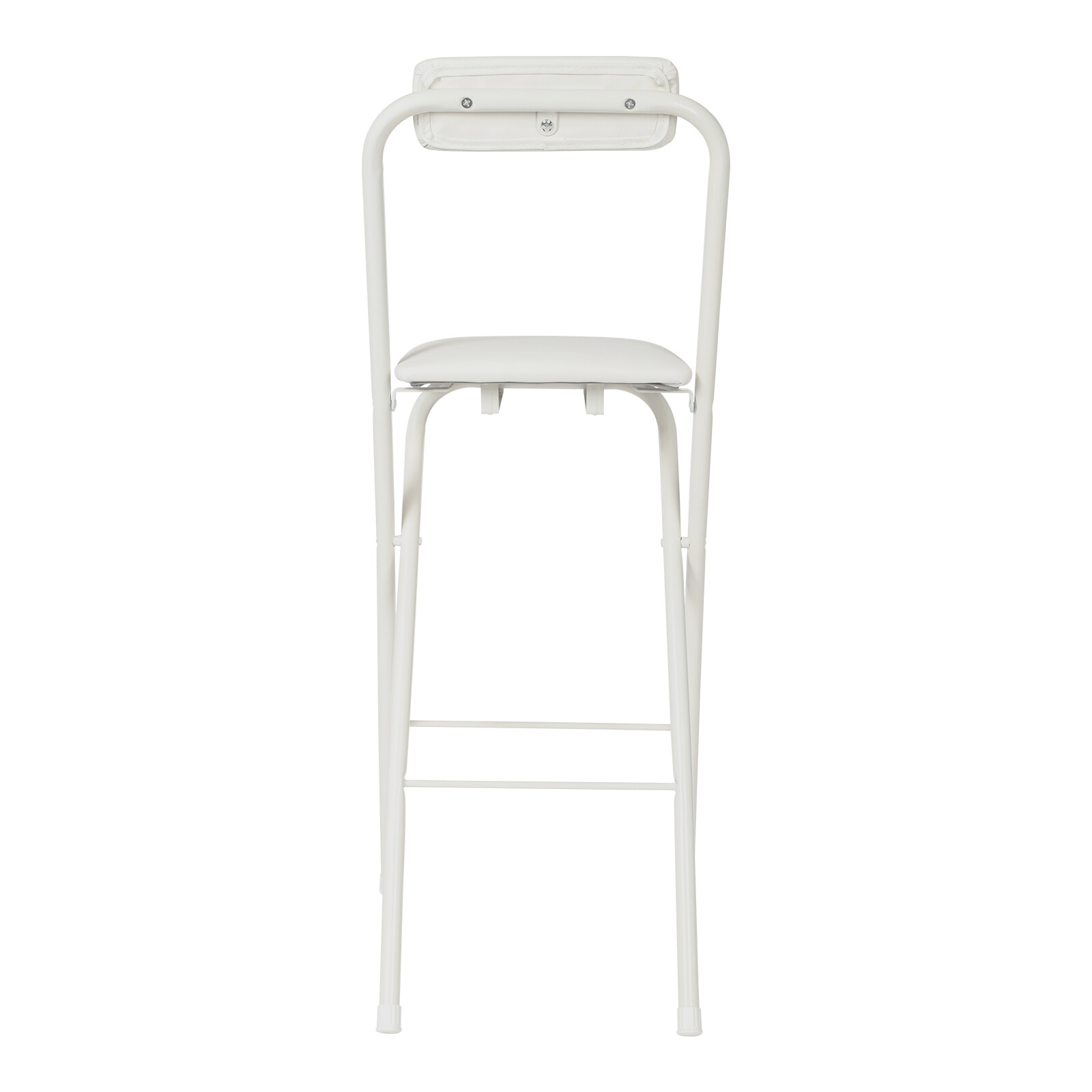 White 27.56" Height Folding Chair Folding Seat Office Home Event Wedding Party