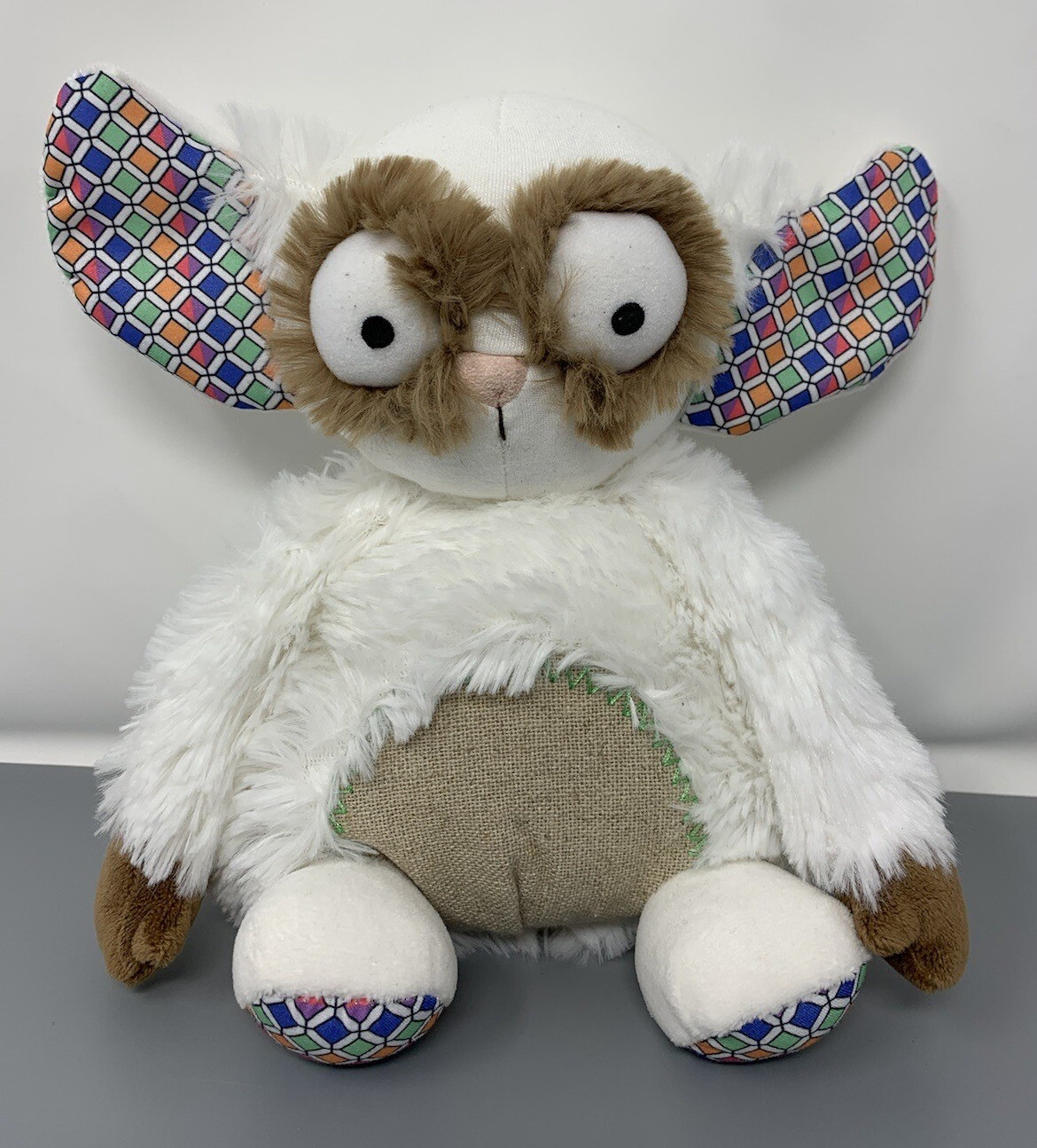 Inklings Baby Wobby 8 Inch Infant Plush Rattle Crinkle Ears Sensory Toy