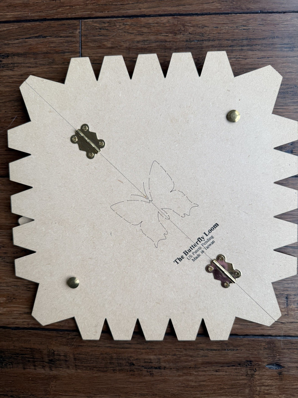 Folding Butterfly Loom, Wood by Butterfly Originals, Weaving Travel Portable