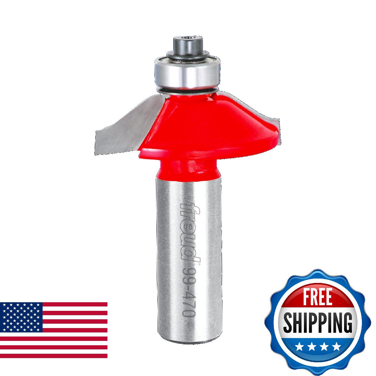 Freud 99-470 1-1/2" Reversible Wainscoting Bit 1/2" Shank Perma-SHIELD