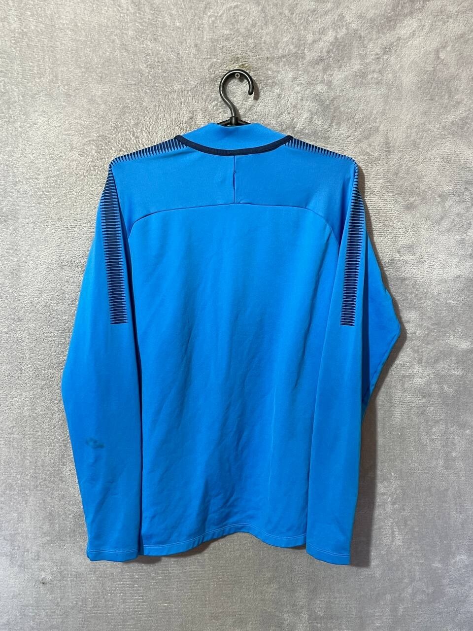 Tottenham Hotspur Training Jacket Long Sleeve Blue Nike Polyester Mens Size M