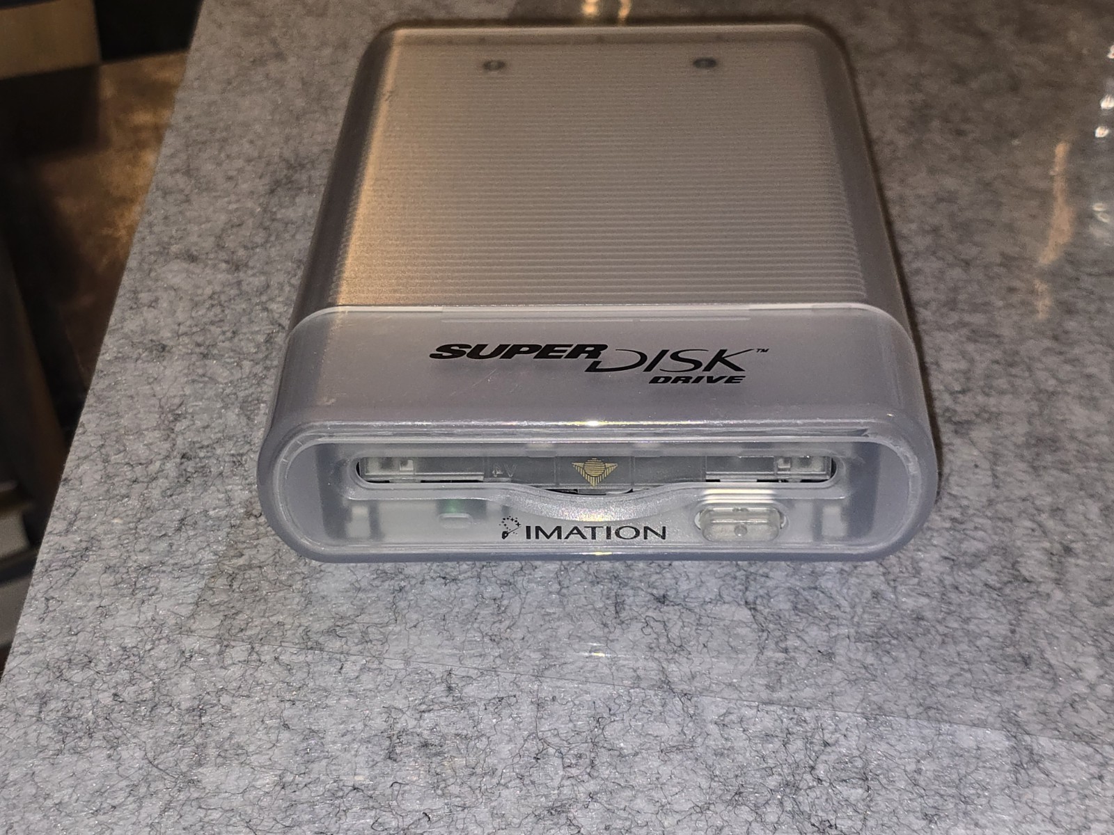 Imation SuperDisk Drive SD-USB-M2 External USB Floppy Drive - Untested (No Power