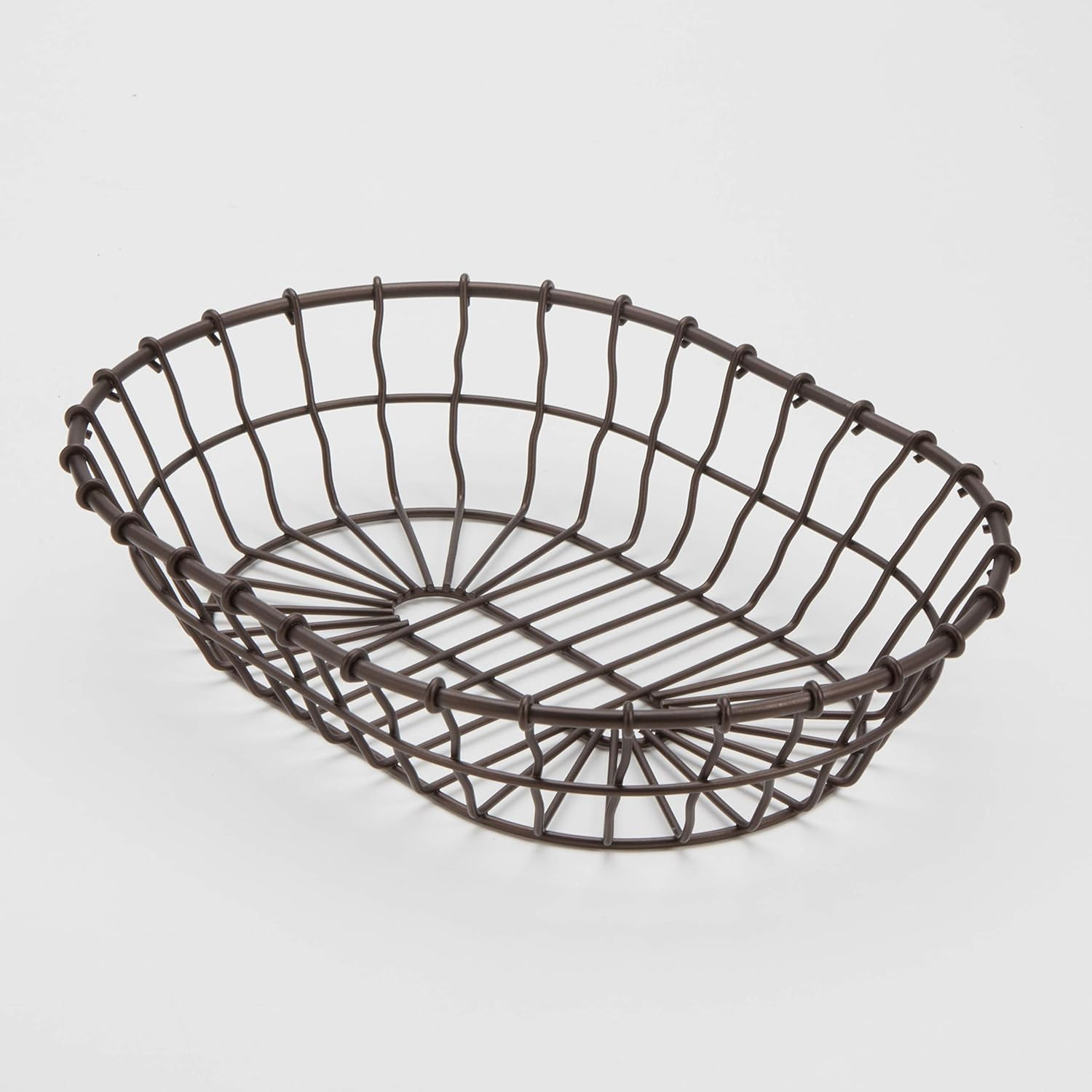 WBB11 Oval Wire Basket, Bronze, 11-Inches