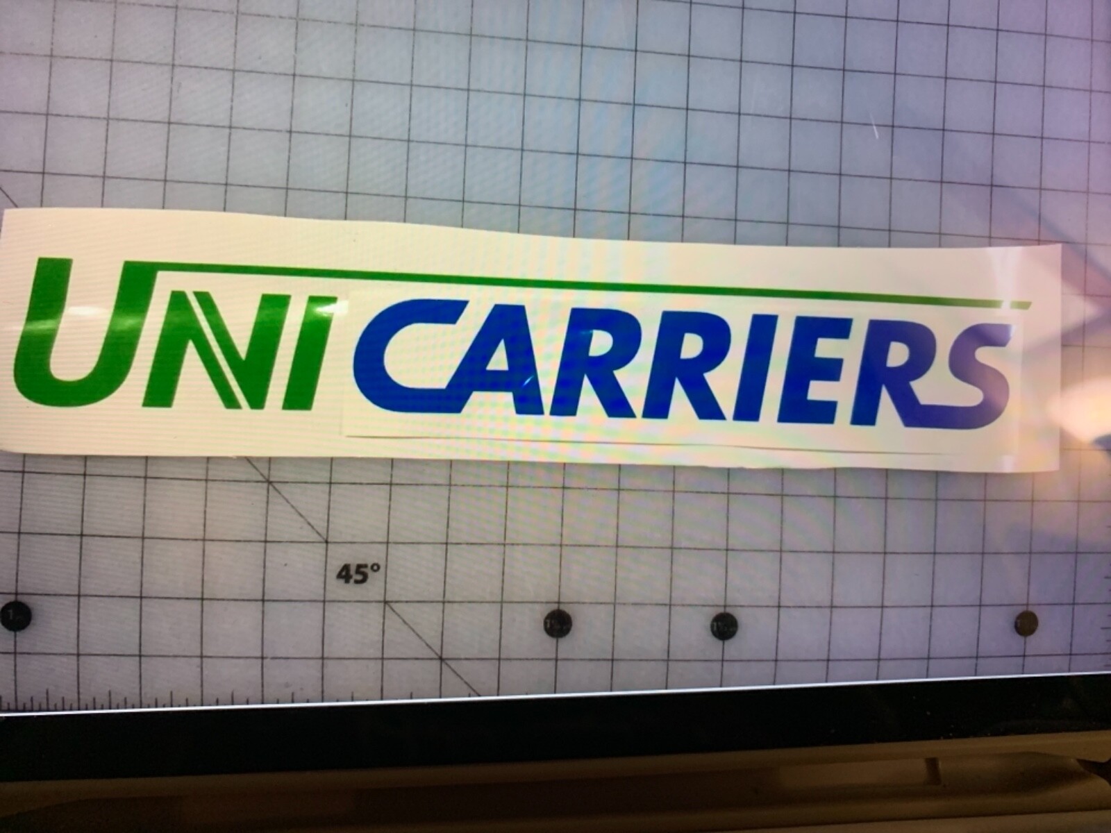 Set Of By Unicarriers 50 Forklift Vinyl decal stickers  Kit