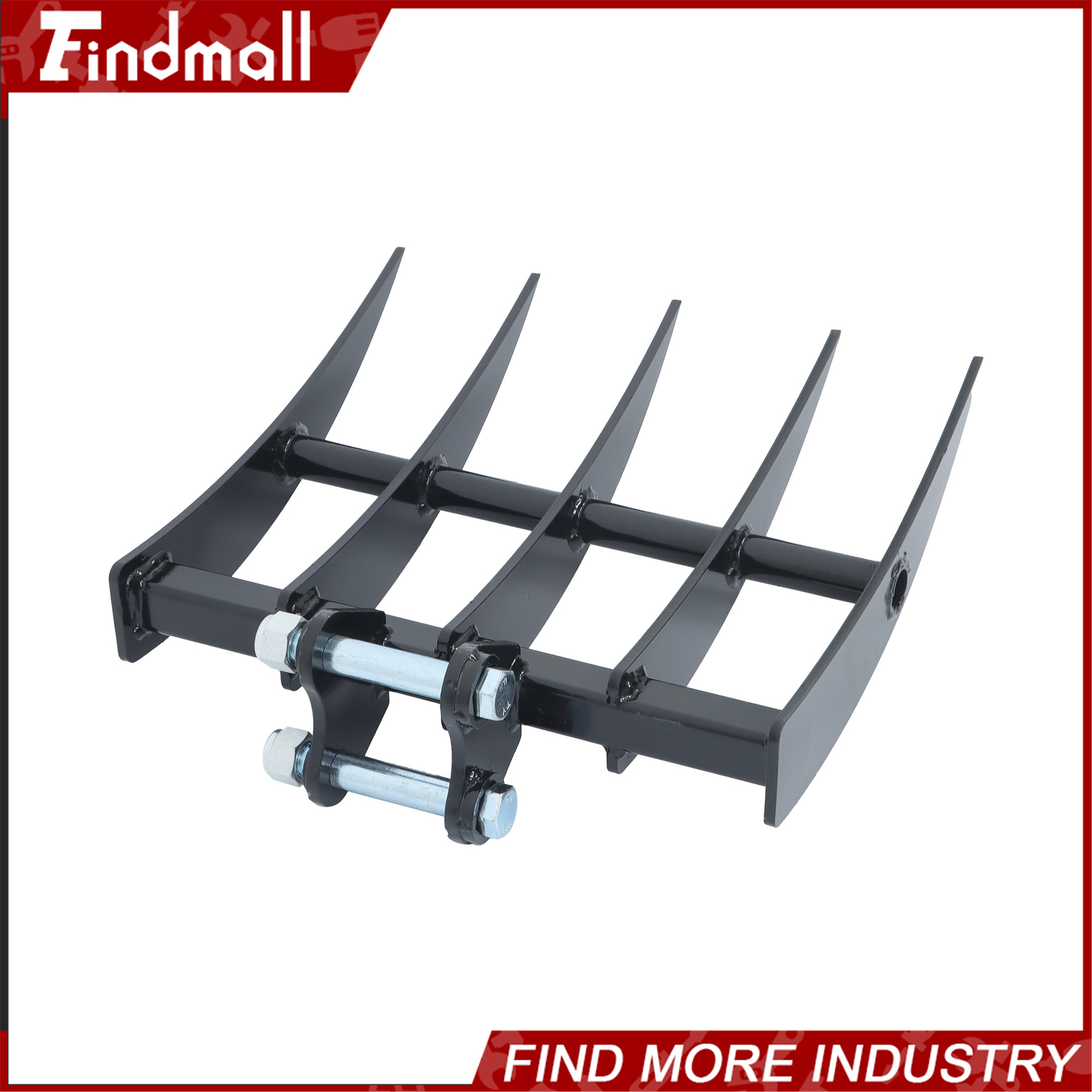 For One Ton to 1.5Ton Mini Excavator Small Digger Rake Attachments