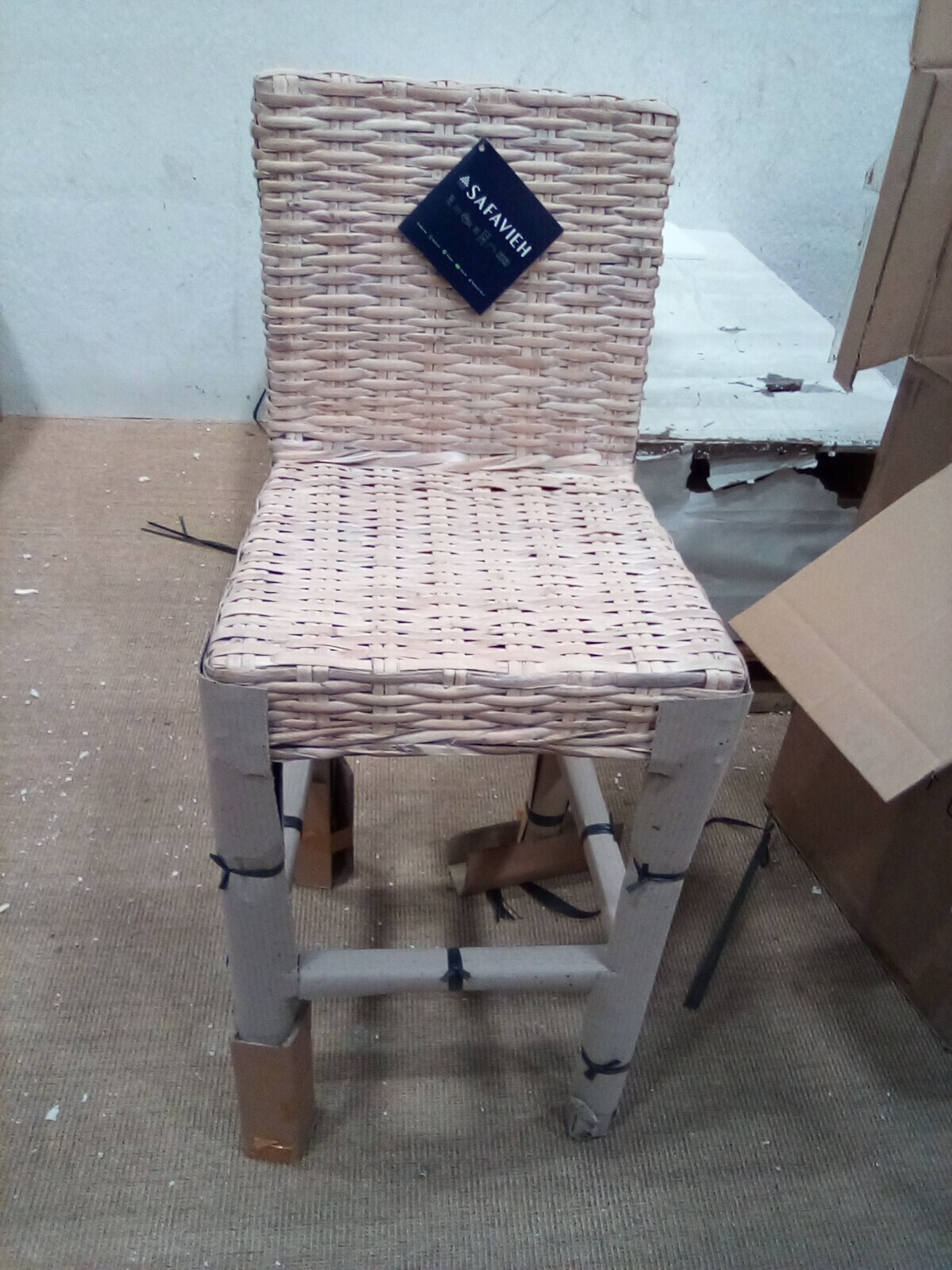 Safavieh TOBIE RATTAN BAR STOOL, Reduced Price 2172729737 BST6500D