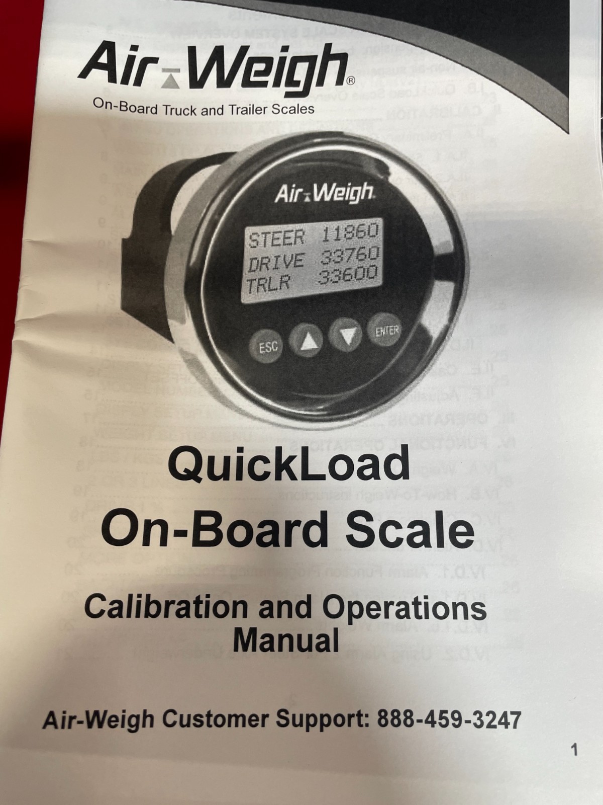 Air-Weigh Quickload 1350 Digital Scale