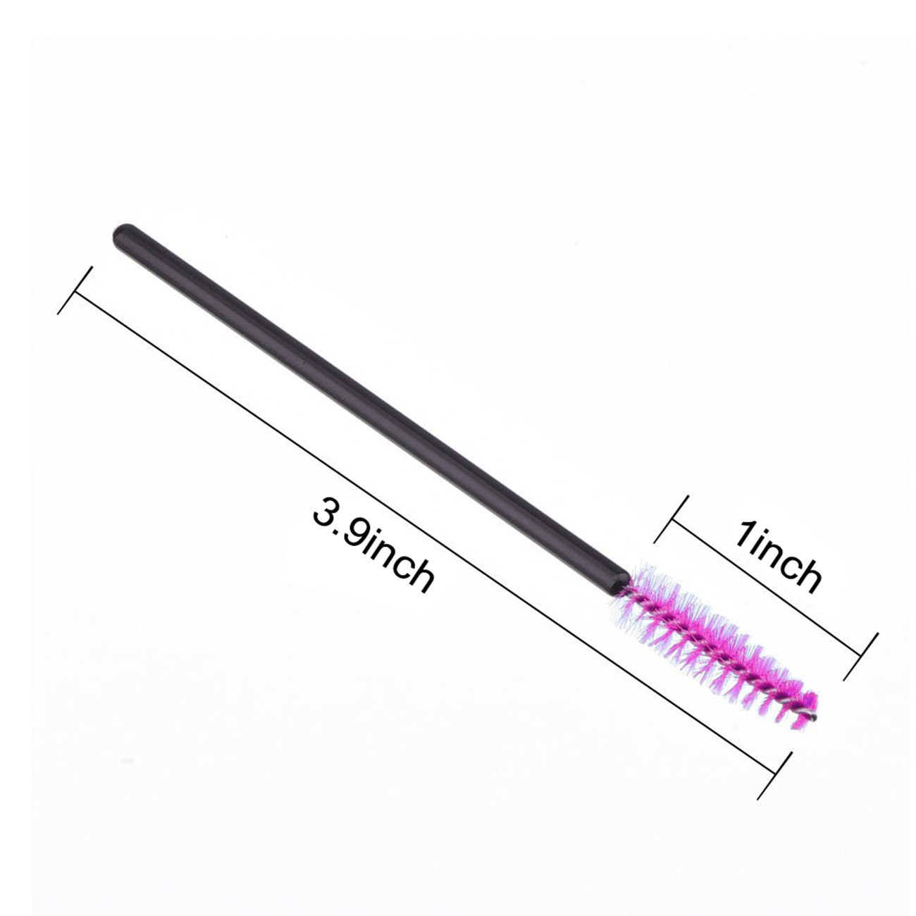 200 PCS Disposable Eyelash Brush Mascara Wands Spoolies for Eye Lash Extension,