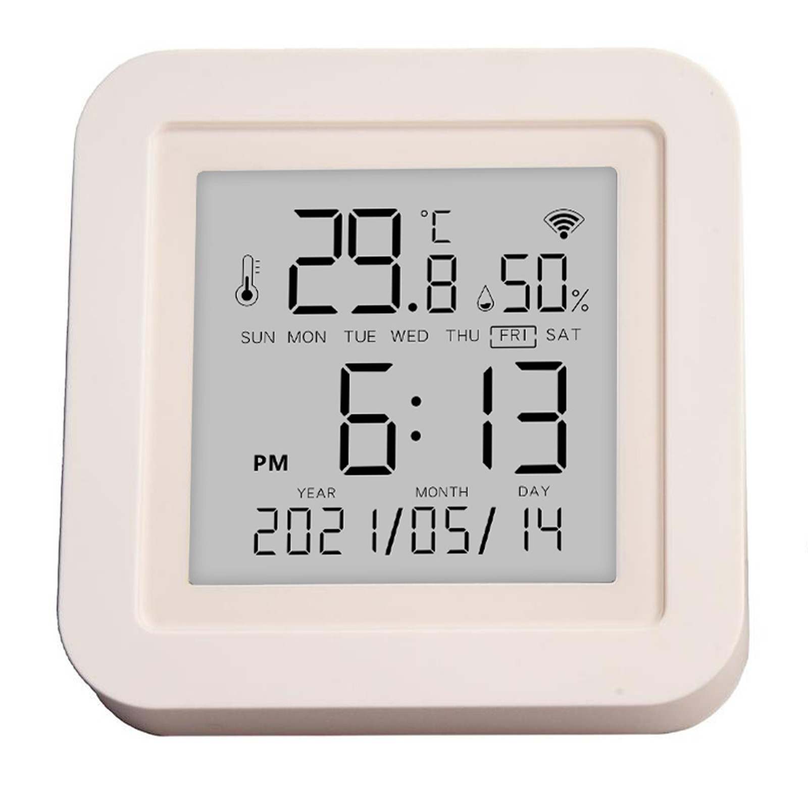 Smart WiFi Thermometer with Offline Functionality Alerts via App Notifications