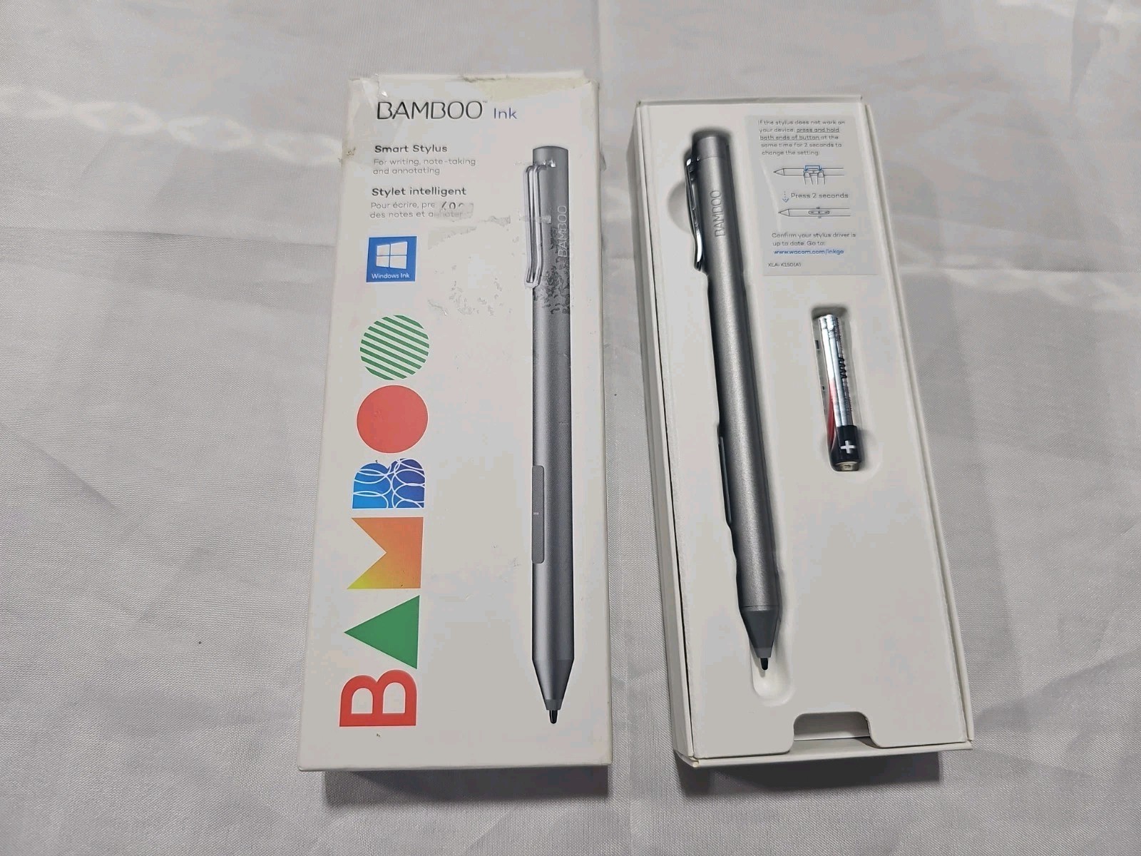 Wacom Bamboo Ink Smart Stylus for Windows CS323AG0A Wbattery