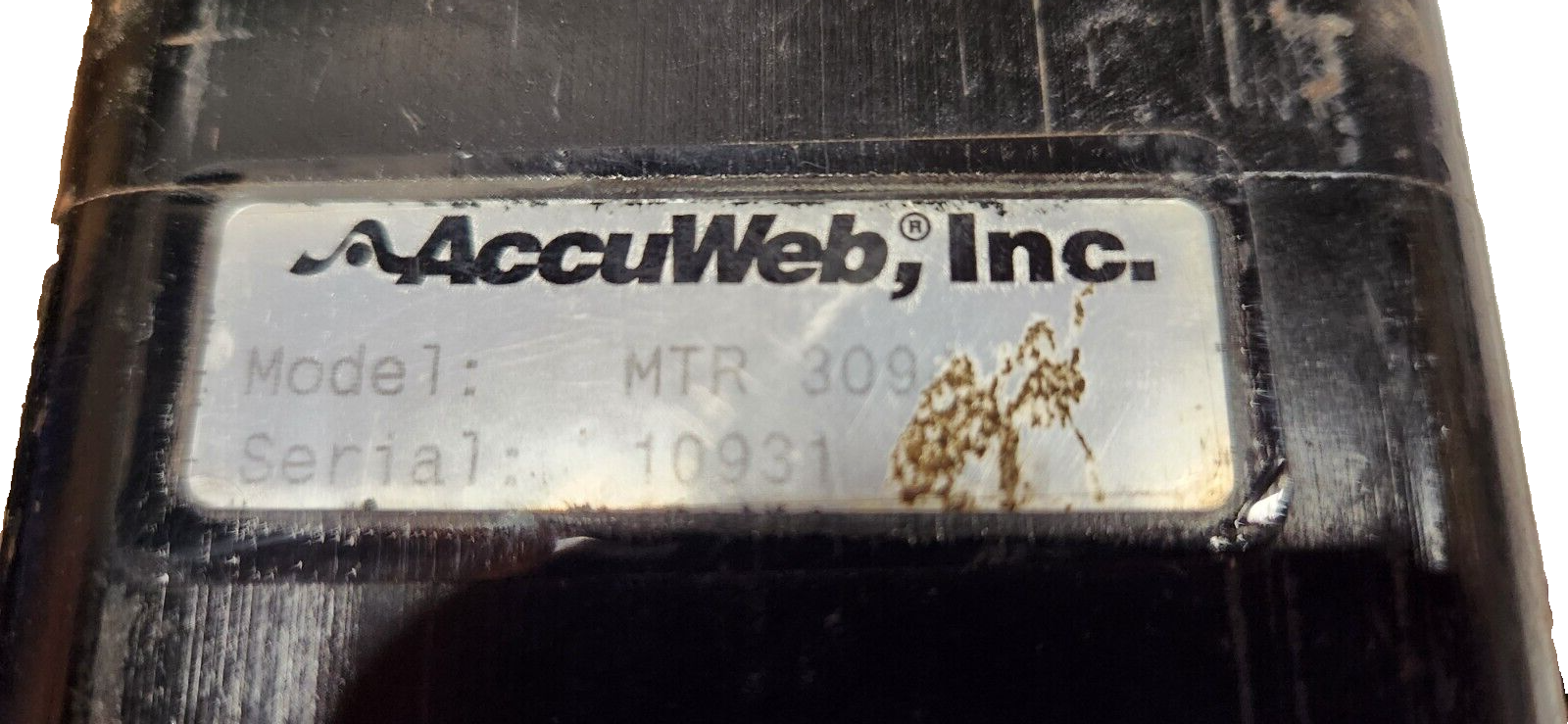 AccuWeb Electronic Guide Linear Actuator & Motor SF-2 7102-02 MTR-309