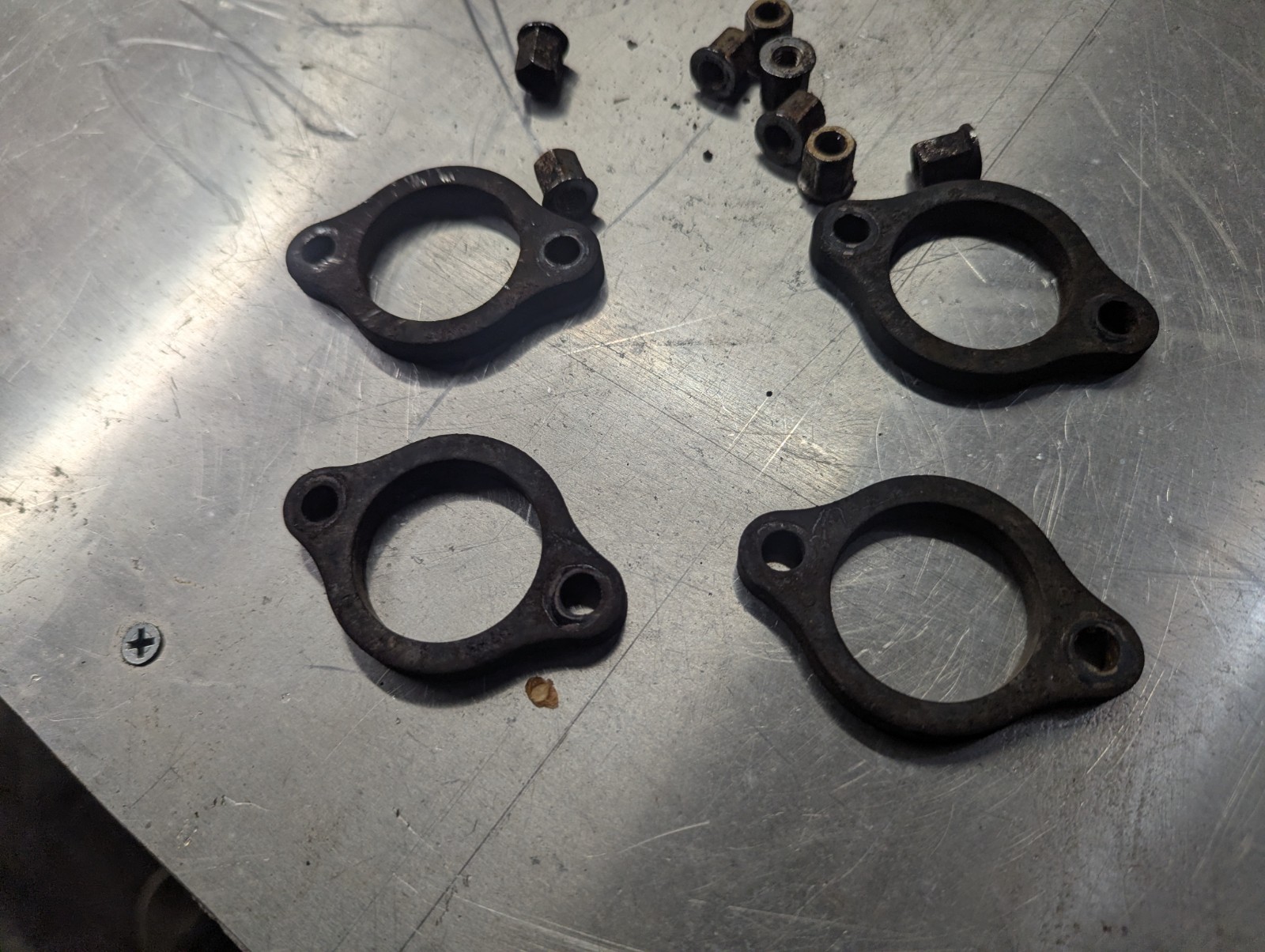 98-01 HONDA INTERCEPTOR VFR800 exhaust flange and nuts