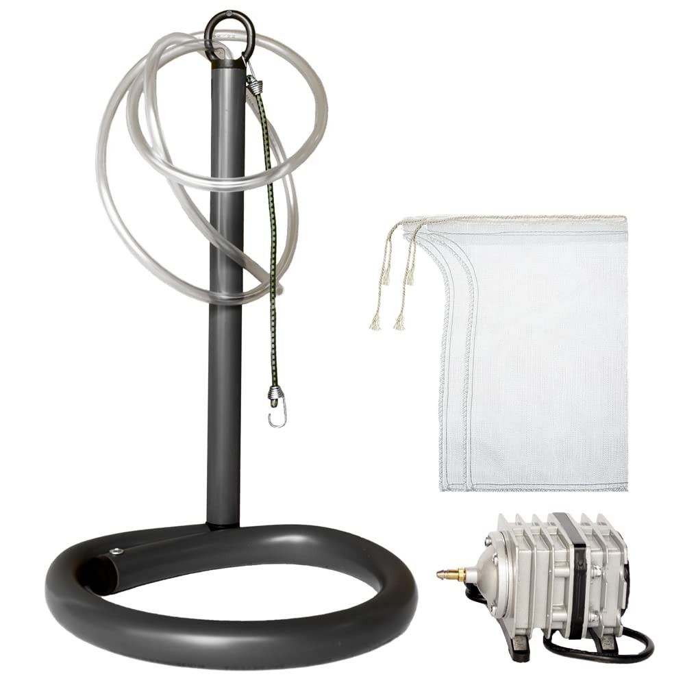 Worm Brew - Compost Tea & Worm Casting Tea Brewer - 5 Gallon Bucket Aerator (...