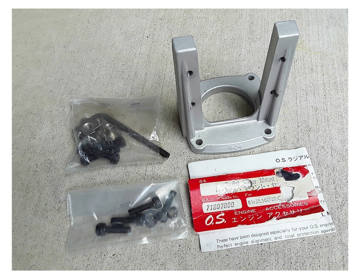 Vintage OS Engine 71907000 Radial Engine Mount Set for Max .90 1.08 FSR 2-Stroke