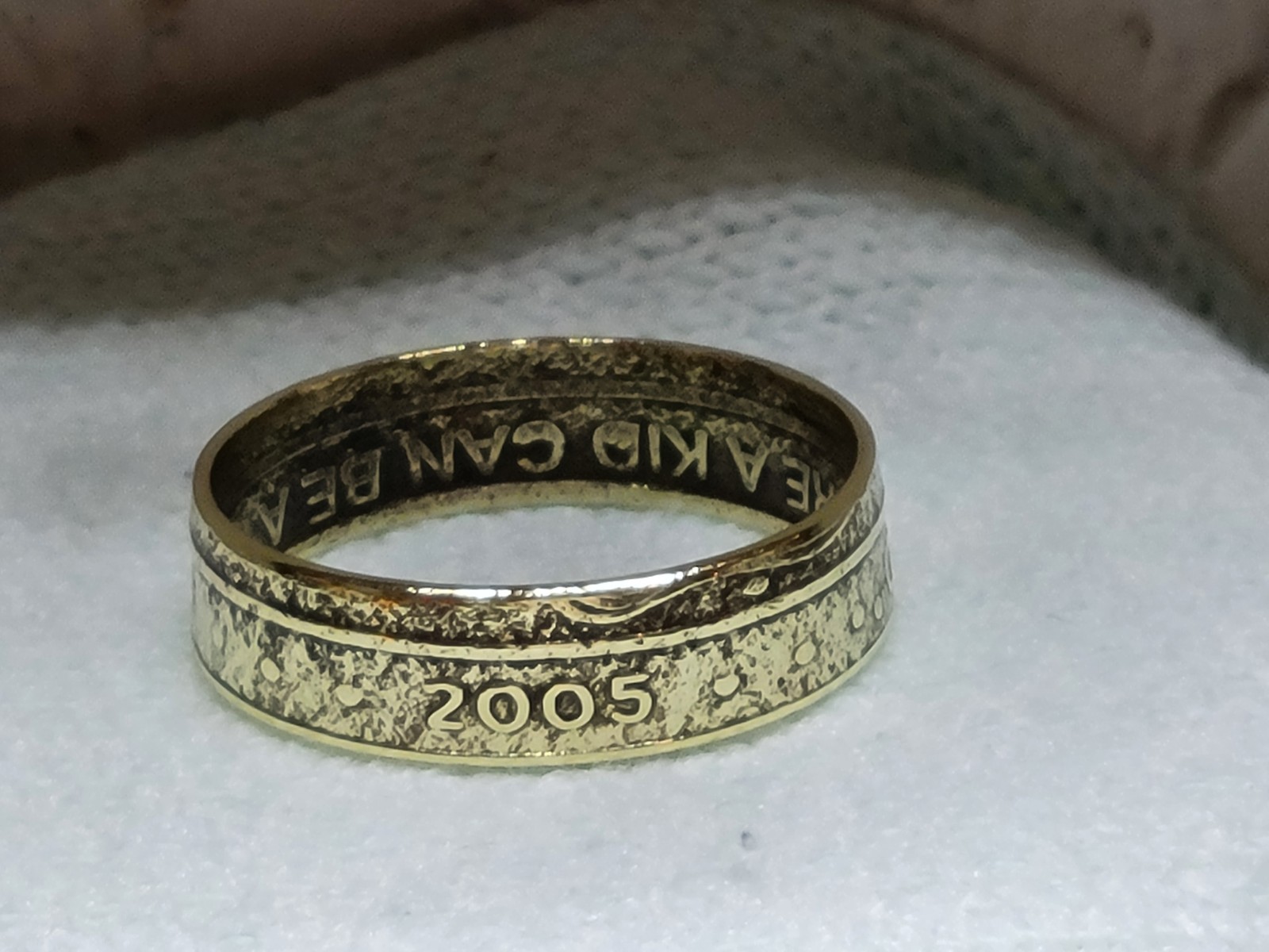 CHUCK e CHEESE- 2005 - Size 12 Token Coin Ring