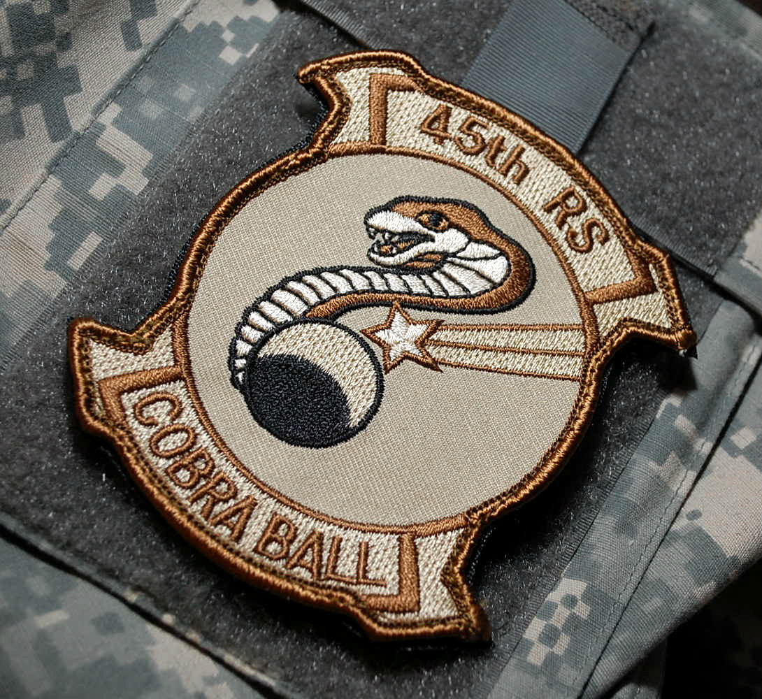 STRATEGIC AIR CMD 45th RS RC-135S COBRA BALL HIDDEN HERO of SKY vêlkrö PATCH