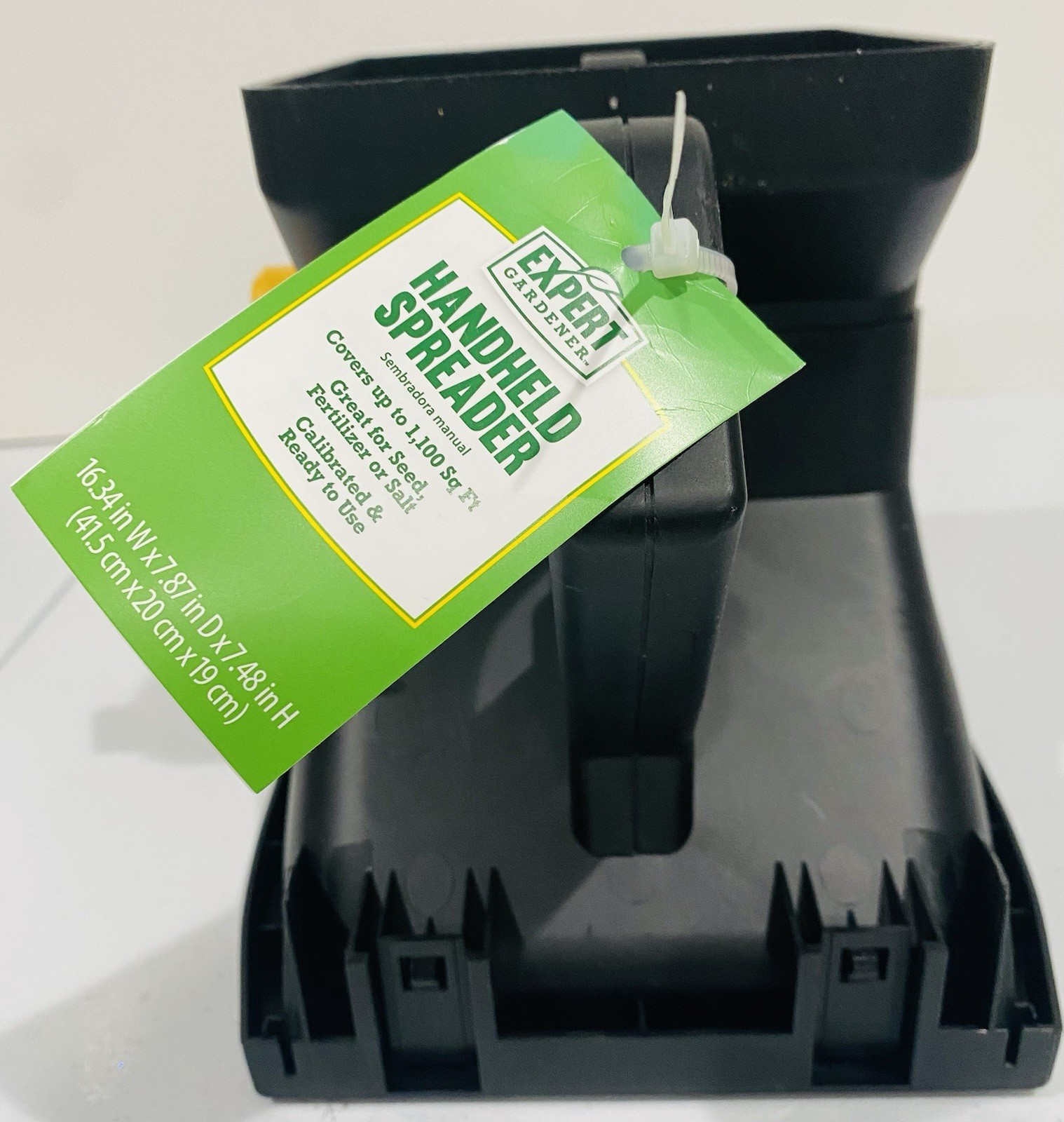 Expert Gardener Handheld Broadcast Spreader 6Lbs New