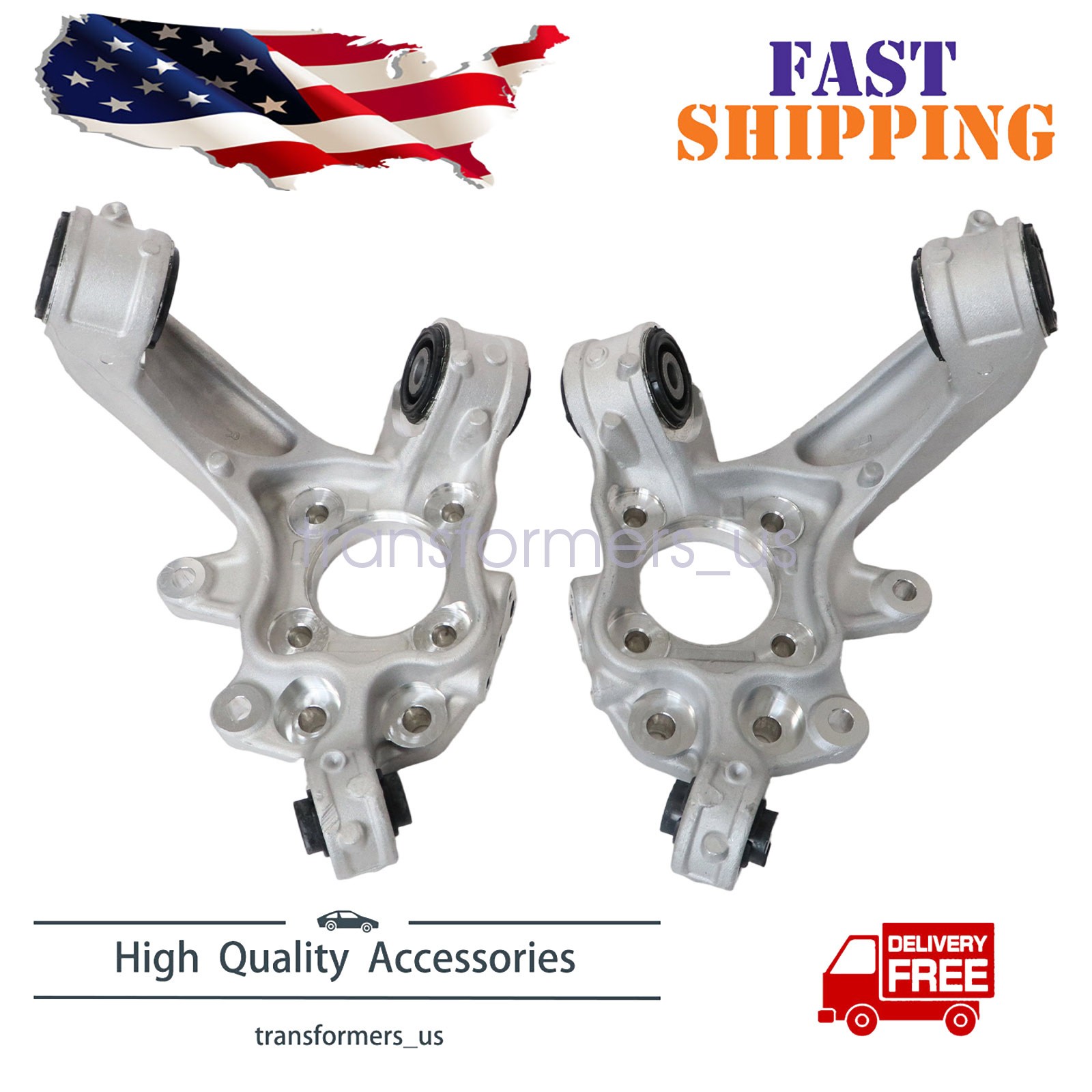 2x For Honda CR-V 2007 2008-2011 L4 2.4L 4WD Steering Knuckle Rear Left & Right