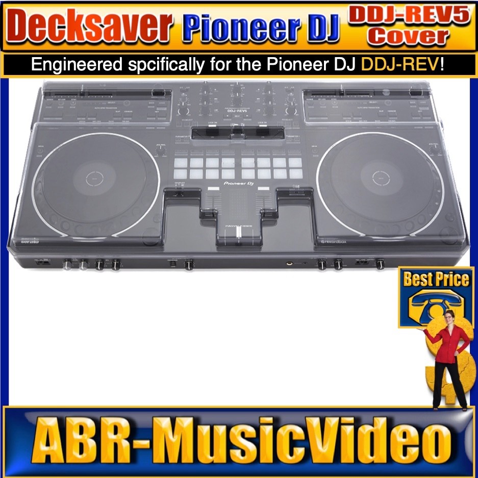 Decksaver DJ DDJ-REV5 Polycarbonate Cover for Pioneer DDJ-REV5