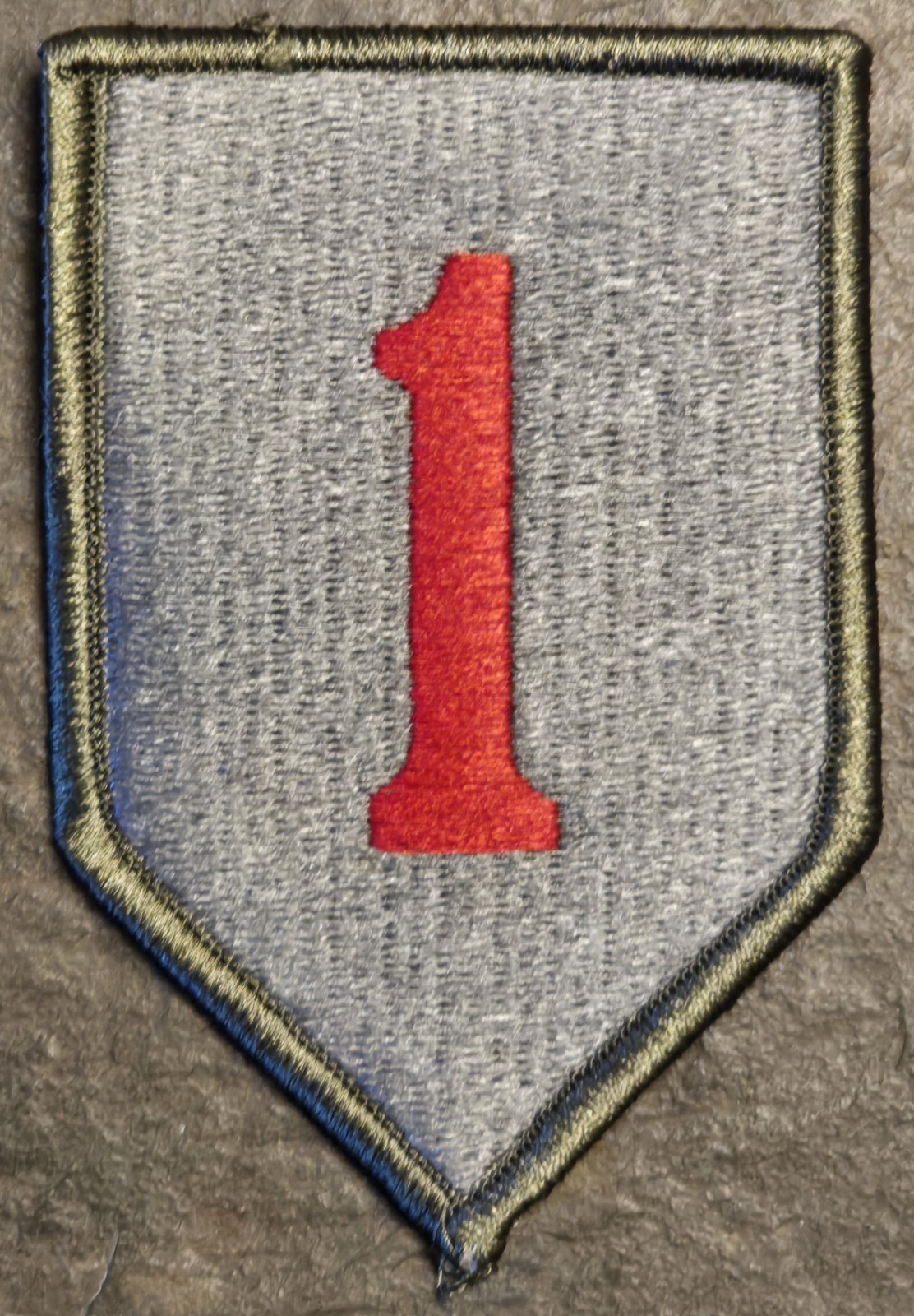 US ARMY 1st Infantry Division BIG RED ONE ACU w/ Hook 3.25" patch MILITARY NOS