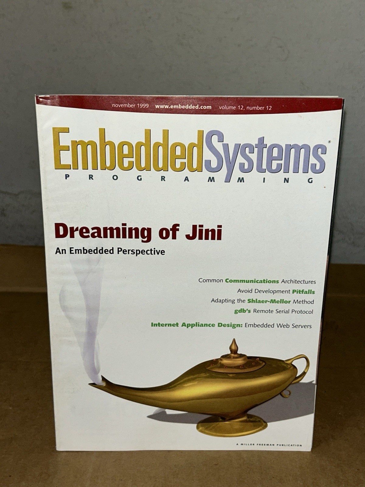 November 1999 Embedded Systems Programming Magazine Volume 12 Issue #12