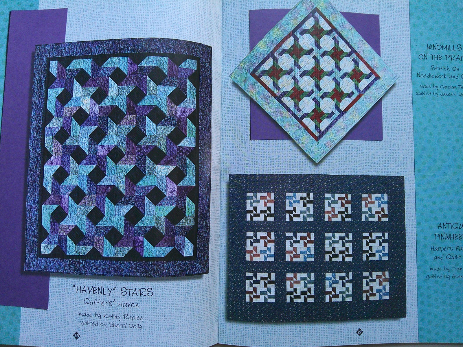 Kansas City Scrapbook quilt runners pattern booklet