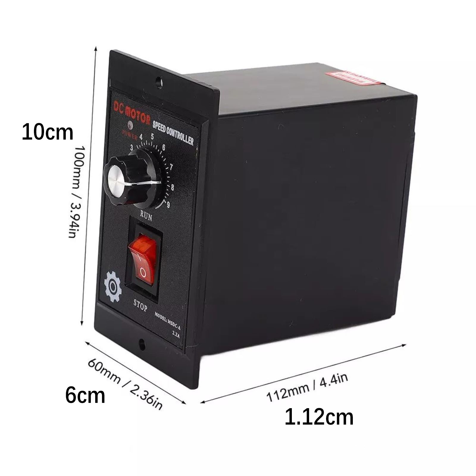 500 W DC motor speed controller with AC 110 V input allowing for direct startup