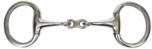 5"  Showman Stainless Steel Western Eggbutt Dee Ring With Dog Bone Bit 11146