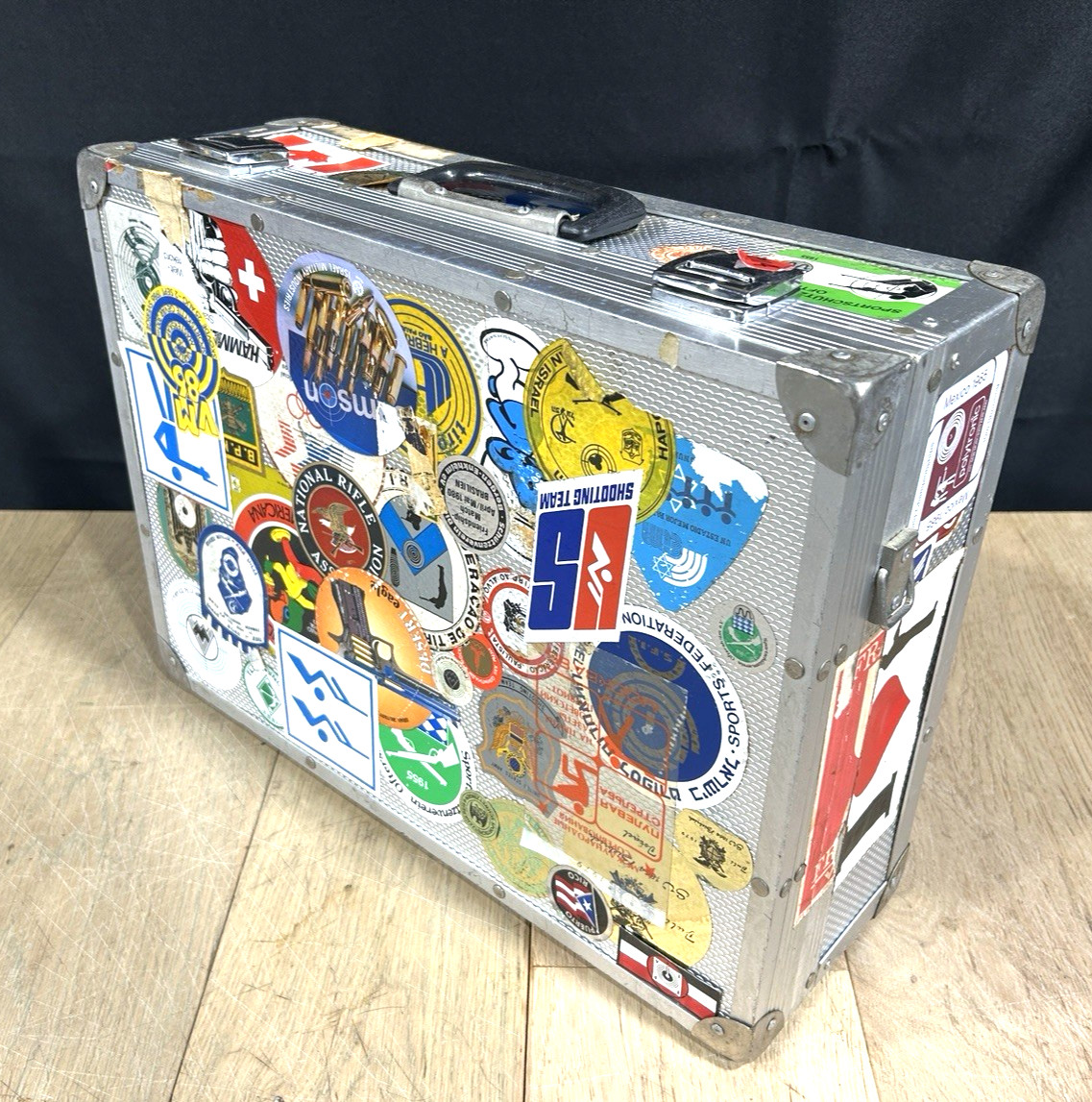 Travel Case Pistol Match Air Gun Olympic US Army Shooting Feinwerkbau Stickers