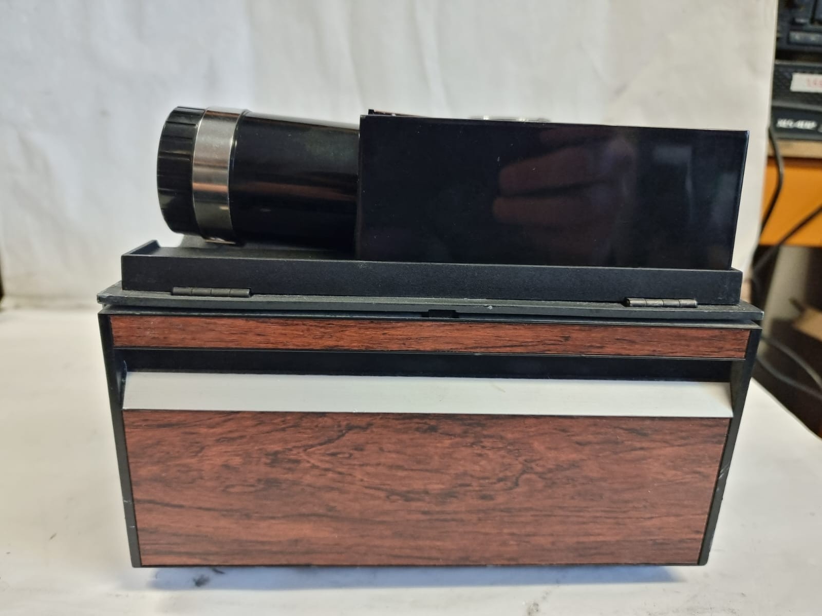 Vintage Bell & Howell Model 851ss Slide cube projector / Please read