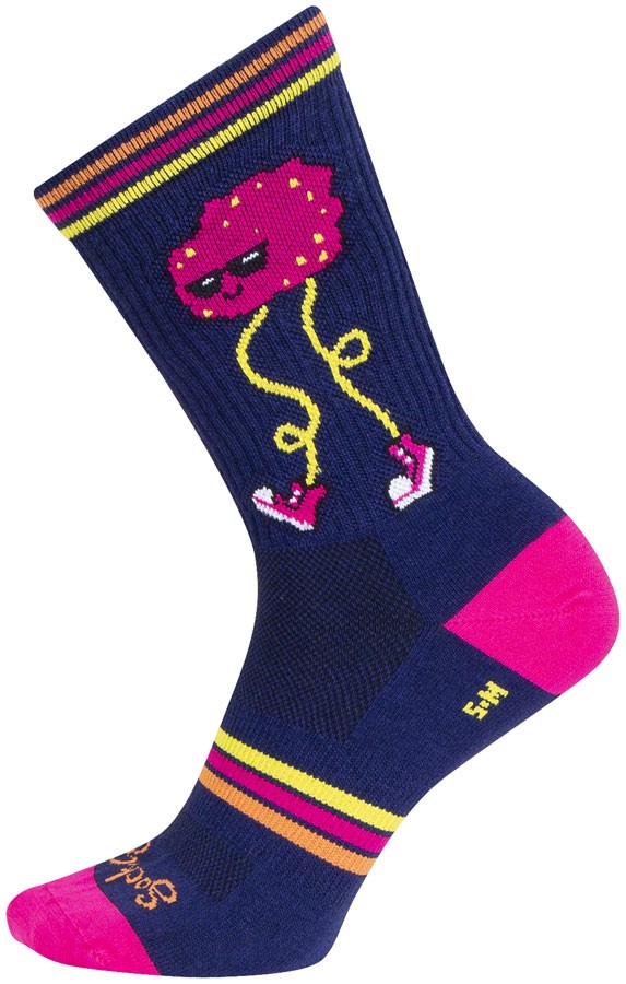 SockGuy Meatball Crew Socks - Stretch-To-Fit Mesh, Synthetic, Warm Weather