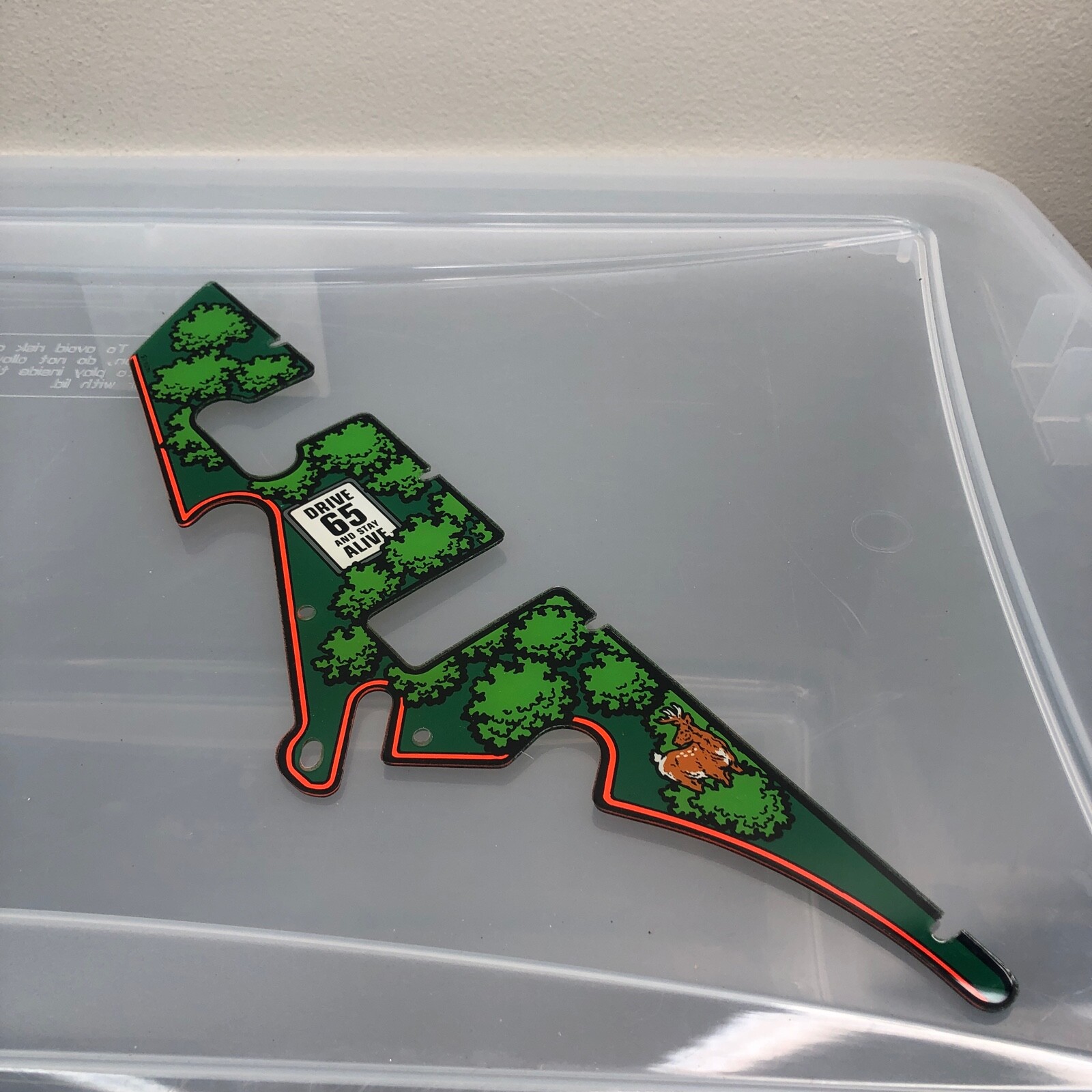 Williams High Speed Getaway NOS Long Plastic. Pinball Machine Parts v