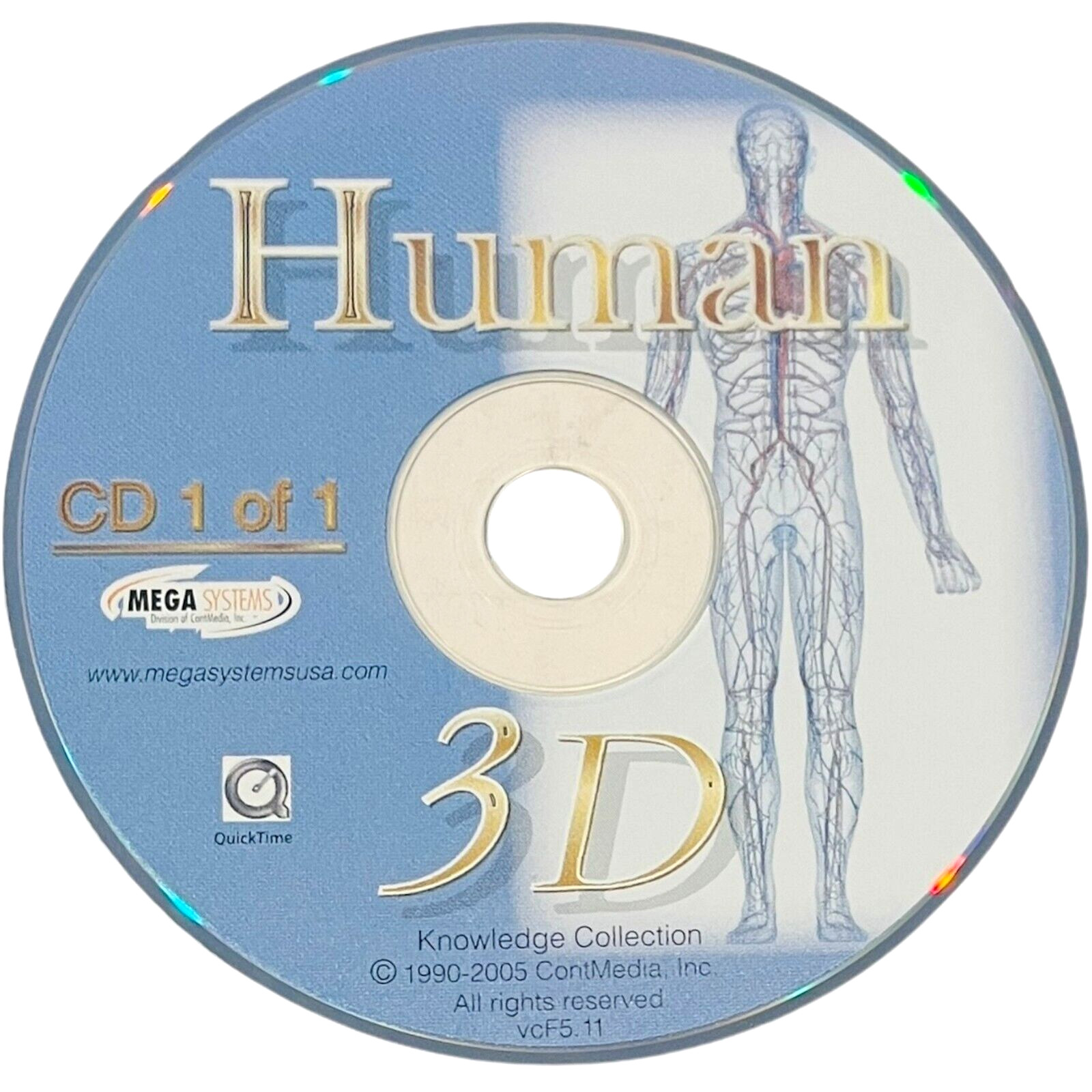 Human 3D CD MEGA Systems Knowledge Collection ContMedia