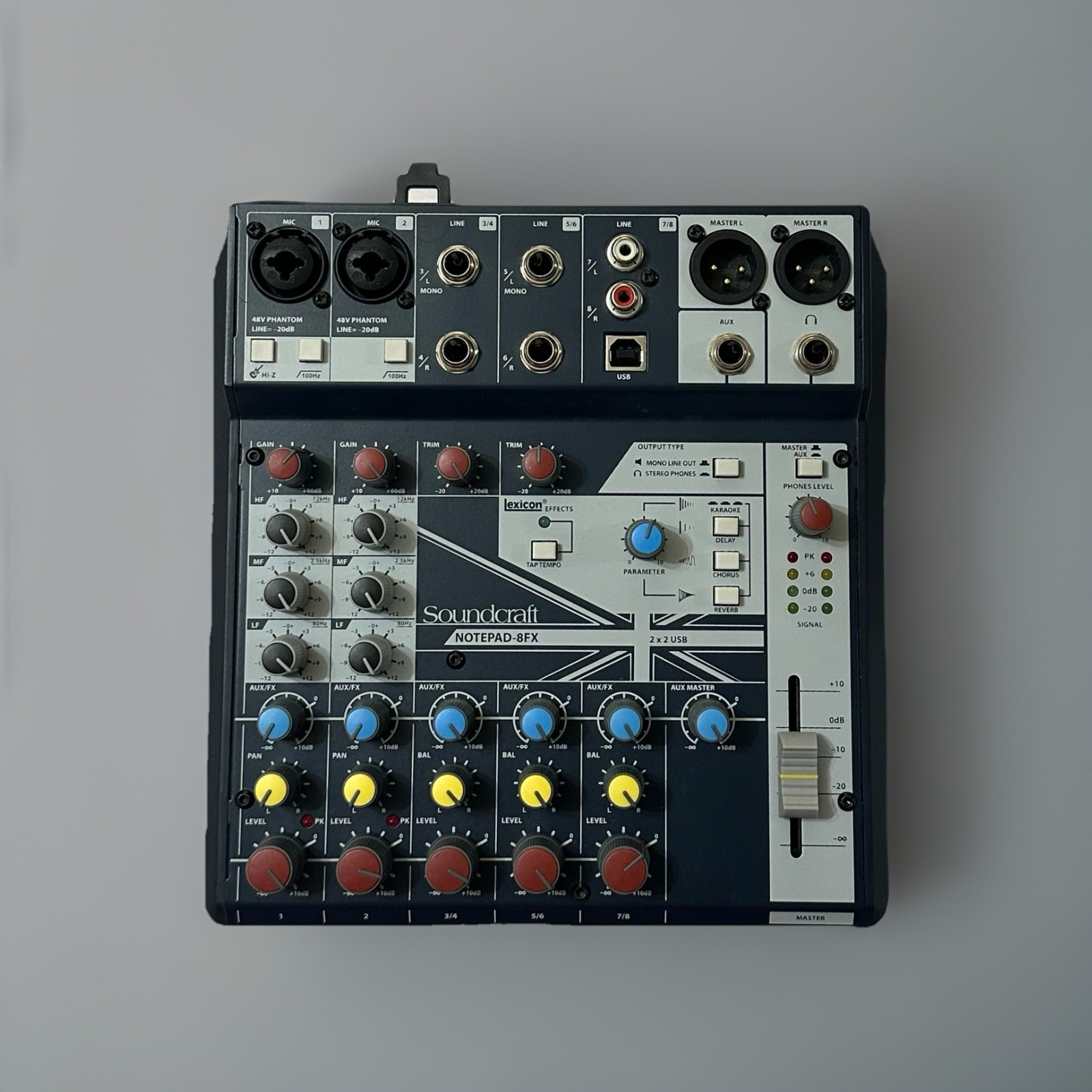 Soundcraft ‎Notepad-8FX Analog Mixer USBx2 Podcast