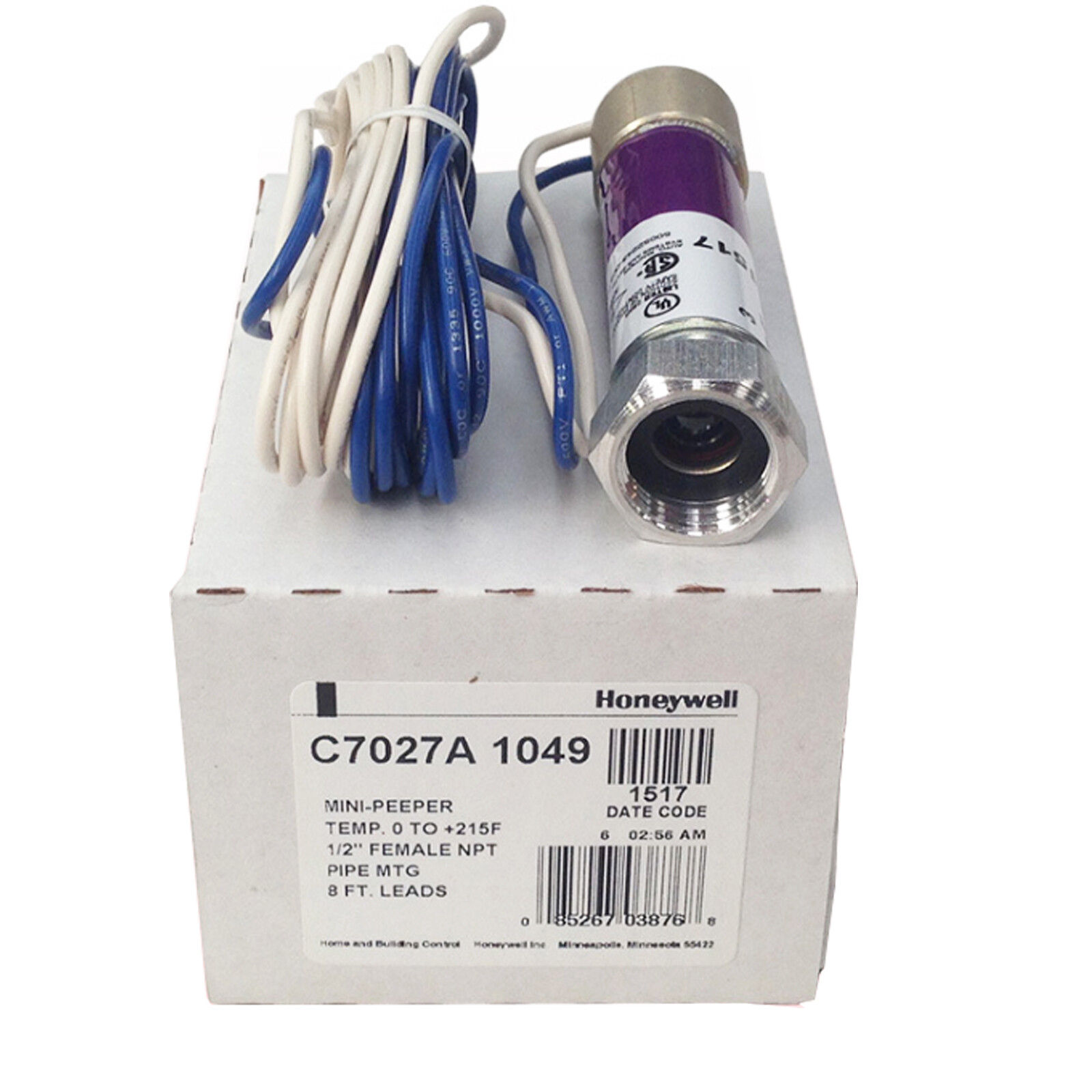 New Genuine HONEYWELL C7027A 1049 Flame Detector Sensor