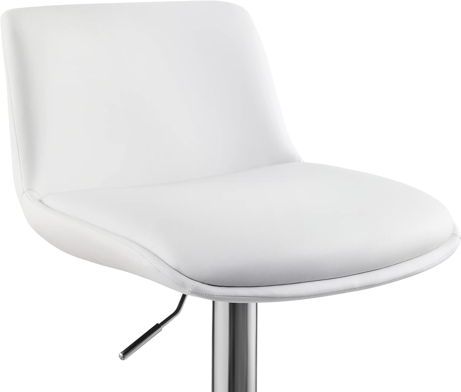 MINCETA Bar Stools,Modern Upholstered Swivel Stool,Adjustable Height 24" to 34".