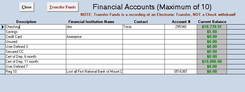 Home Management Database for Personal Finance, Inventory & more, uses MS Access