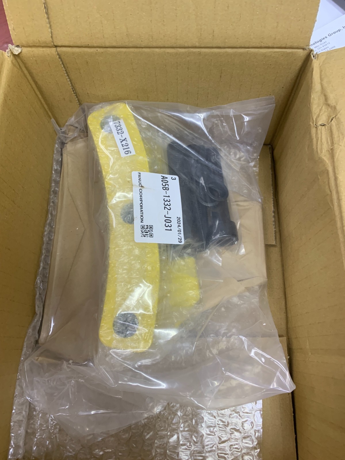 Fanuc A05B-1332-J031 Mounting Bracket, Hard Stop, 8 Holes, 1/2" Diameter FNFP