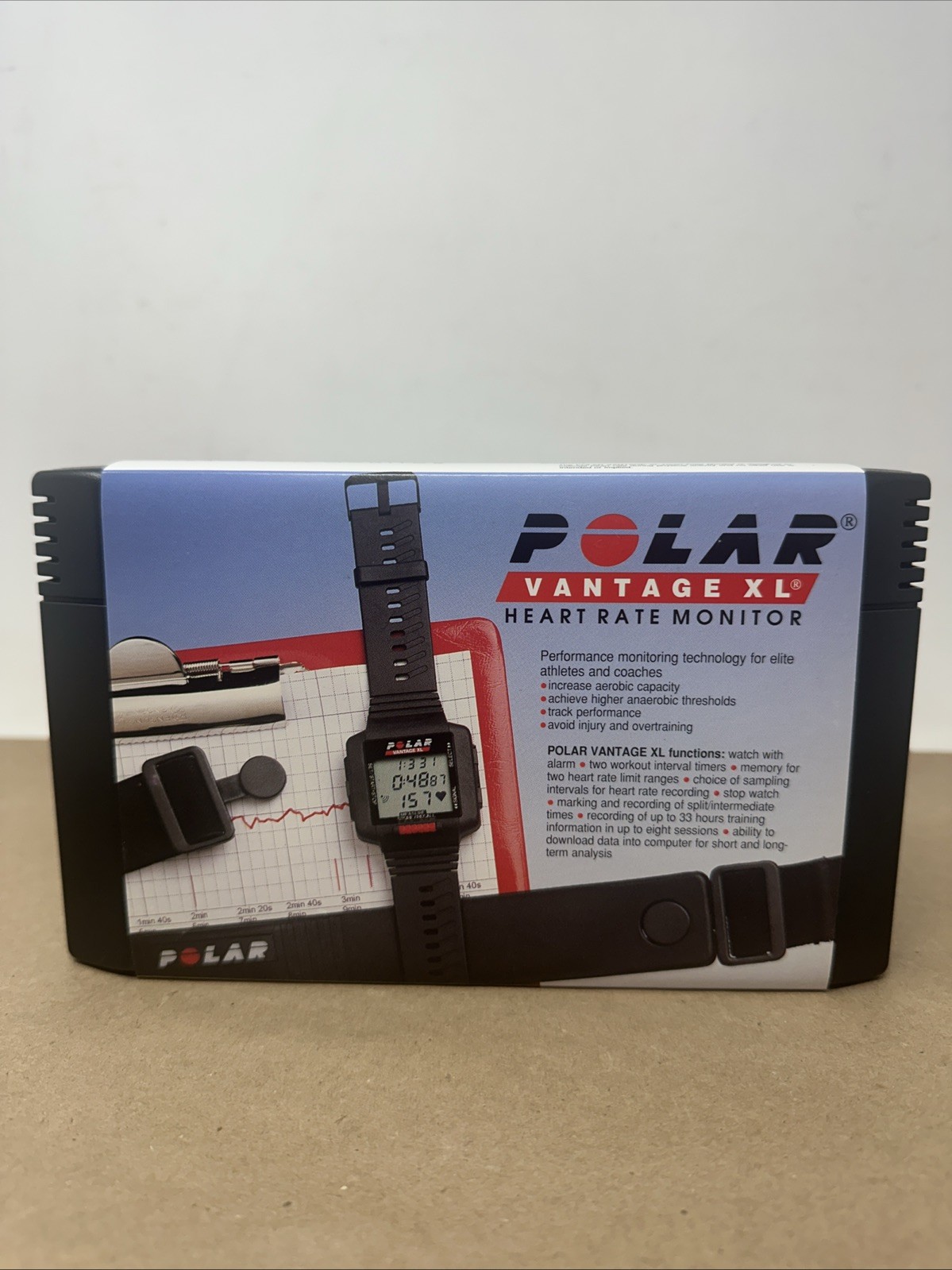 Polar Vantage Wristwatch Black Buckle Band Sensor Model #145900