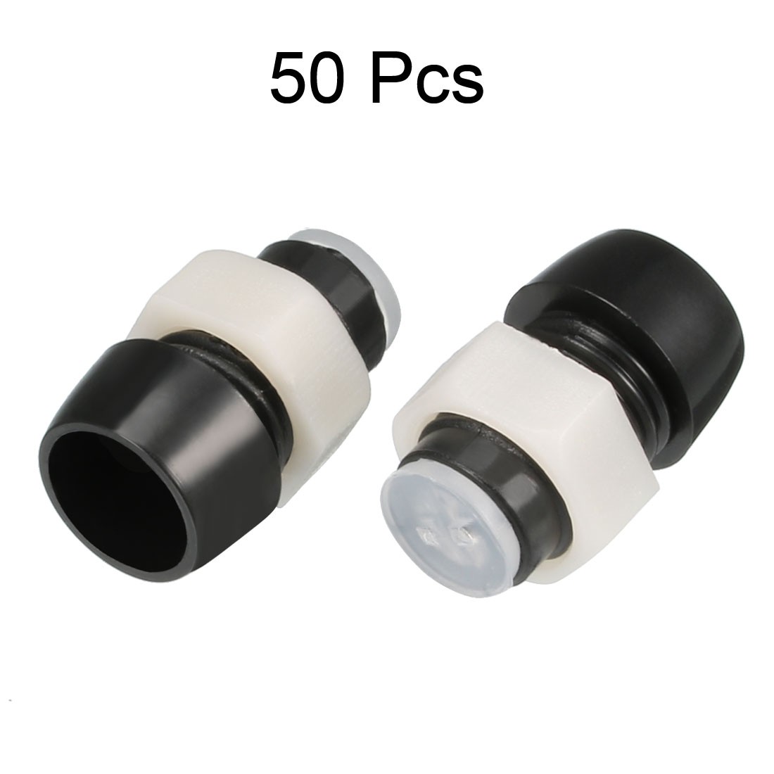 50PCS 5mm LED Lamp Holder Plastic Chrome Plated