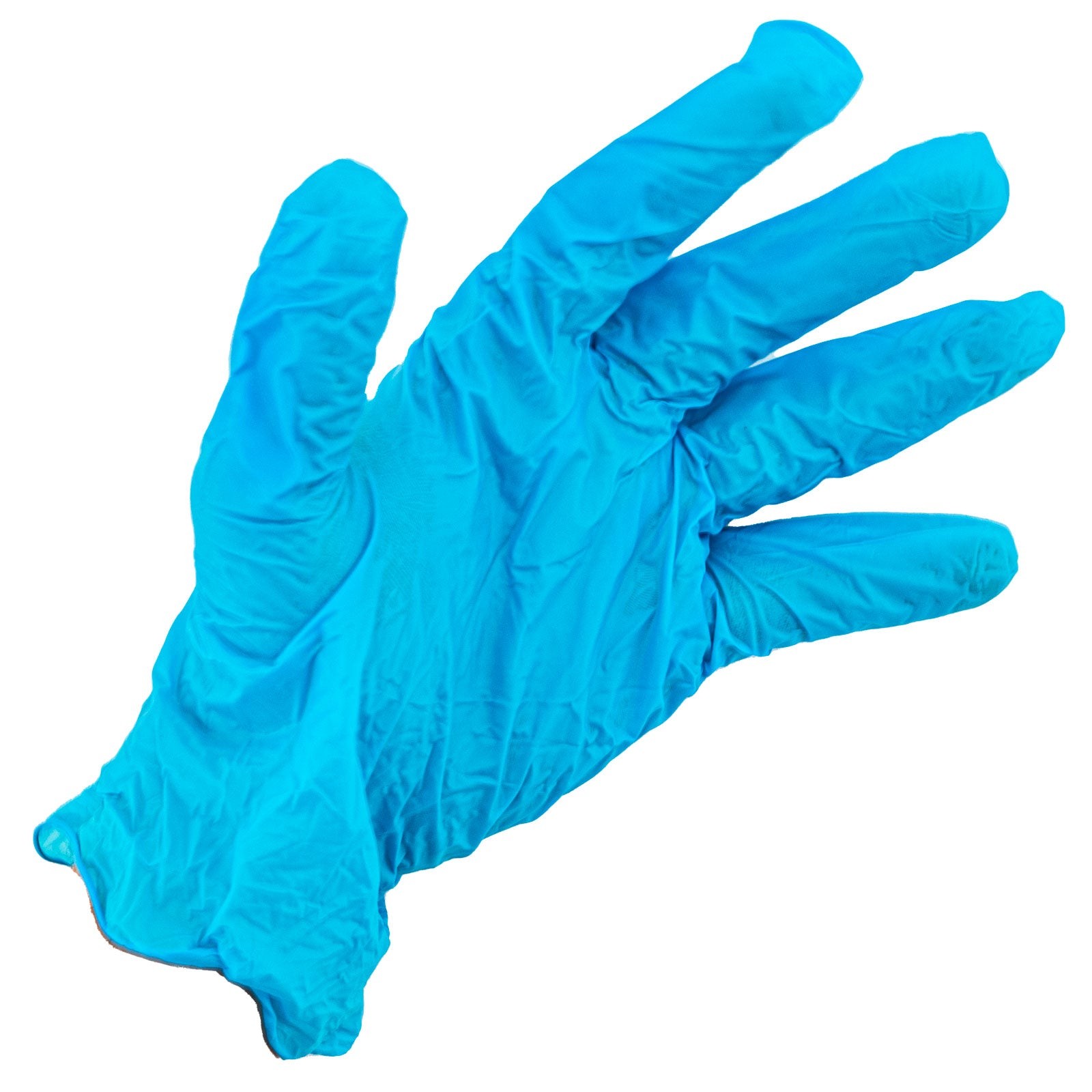 WorldWide Sales Online Tool Essentials 6 Pack of Blue Vinyl Gloves