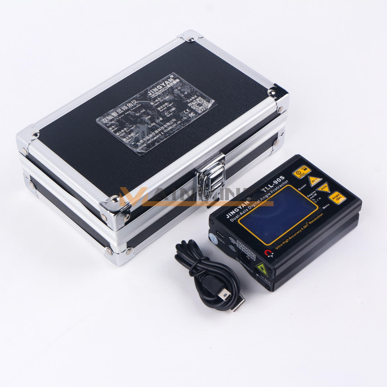 Digital Laser Level Protractor Angle Finder Meter Hi-accuracy 0.005° 90S TLL-90S