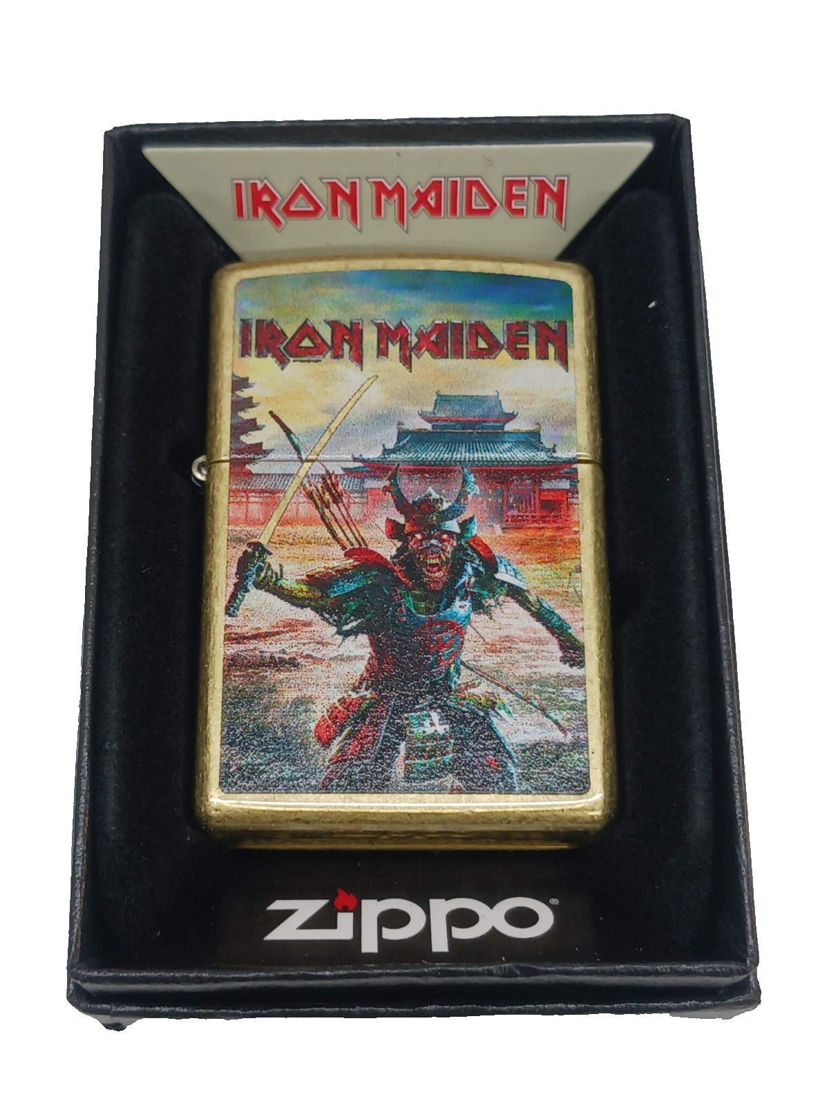 Zippo Iron Maiden Street Brass Color Image 46988