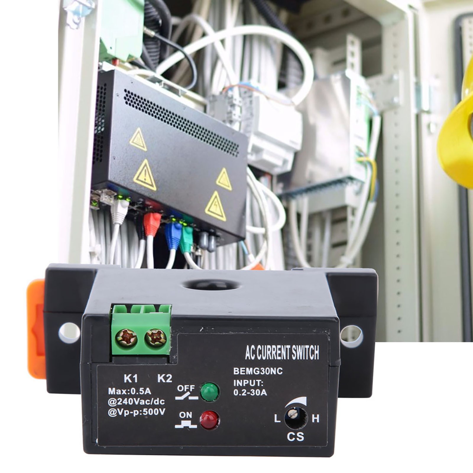 NEW Flameproof Adjustable AC Sensing Switch 0.2~30A Self Powered Sensing