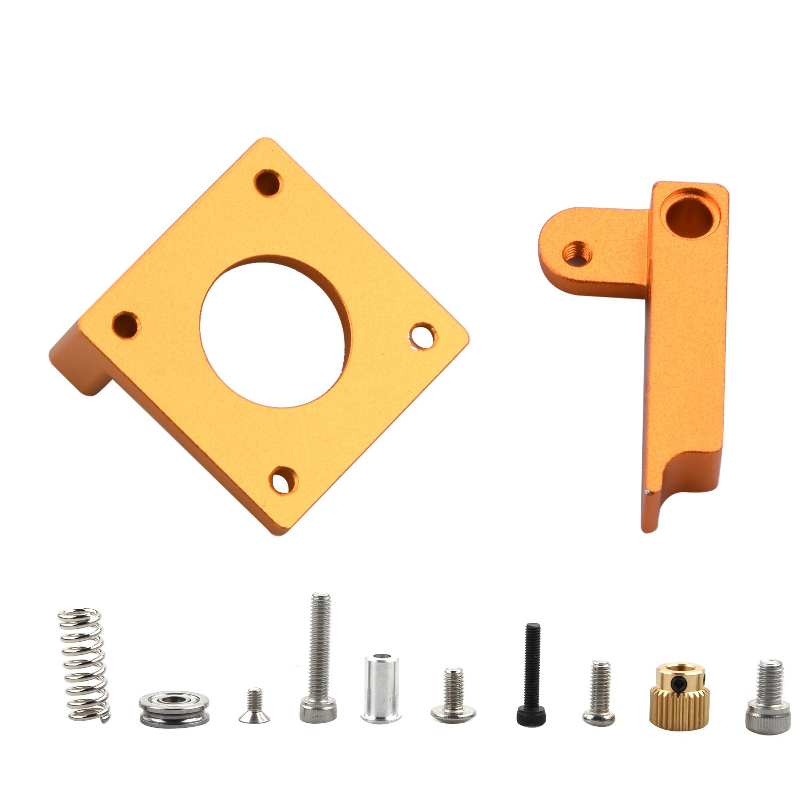 2 Types MK8 Extruder Block Right Hand Left Hand For 1.75mm Filament 3D Printer j